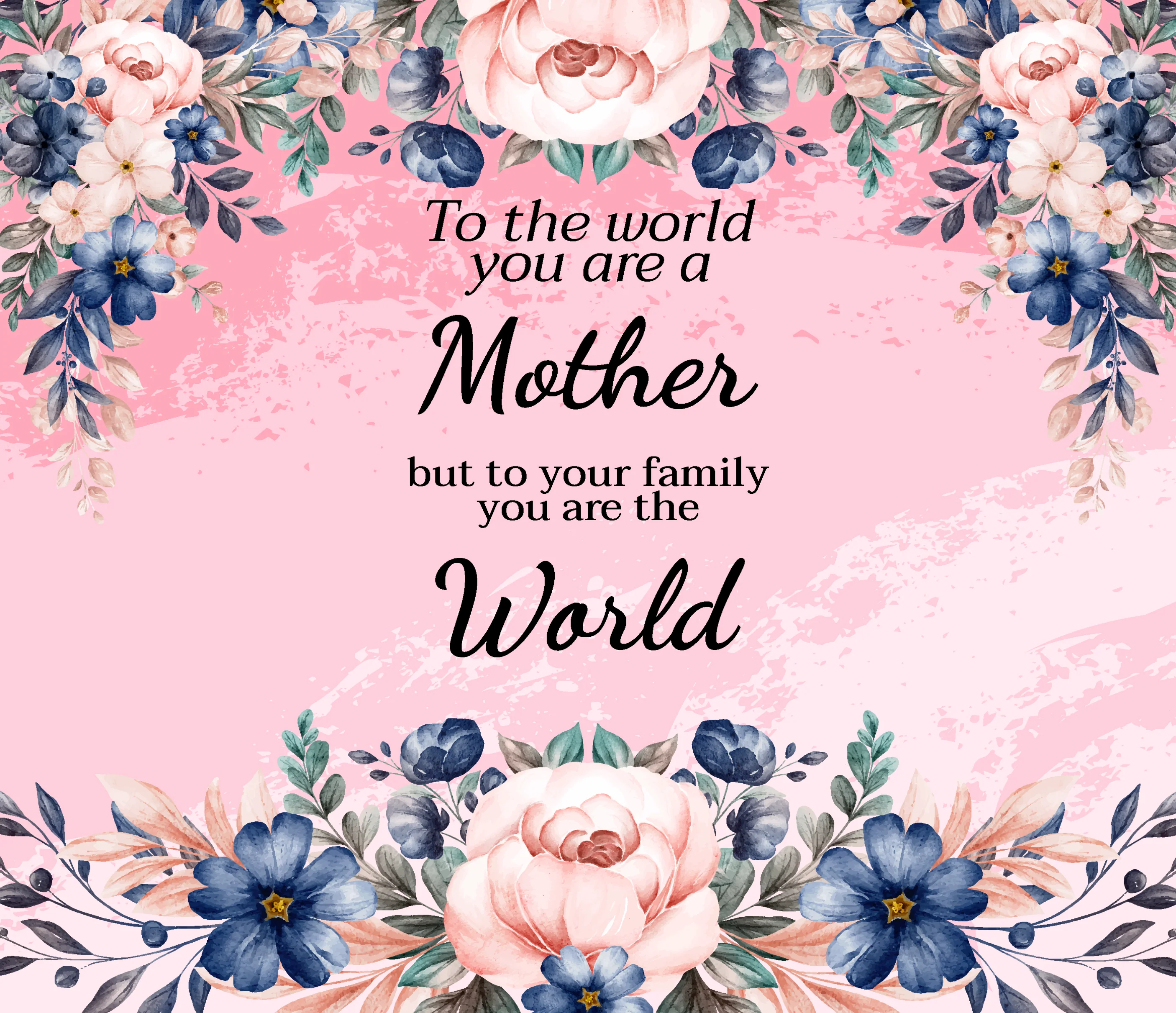 20oz Skinny Tumbler Sublimation Print - Mothers Day - Image 2
