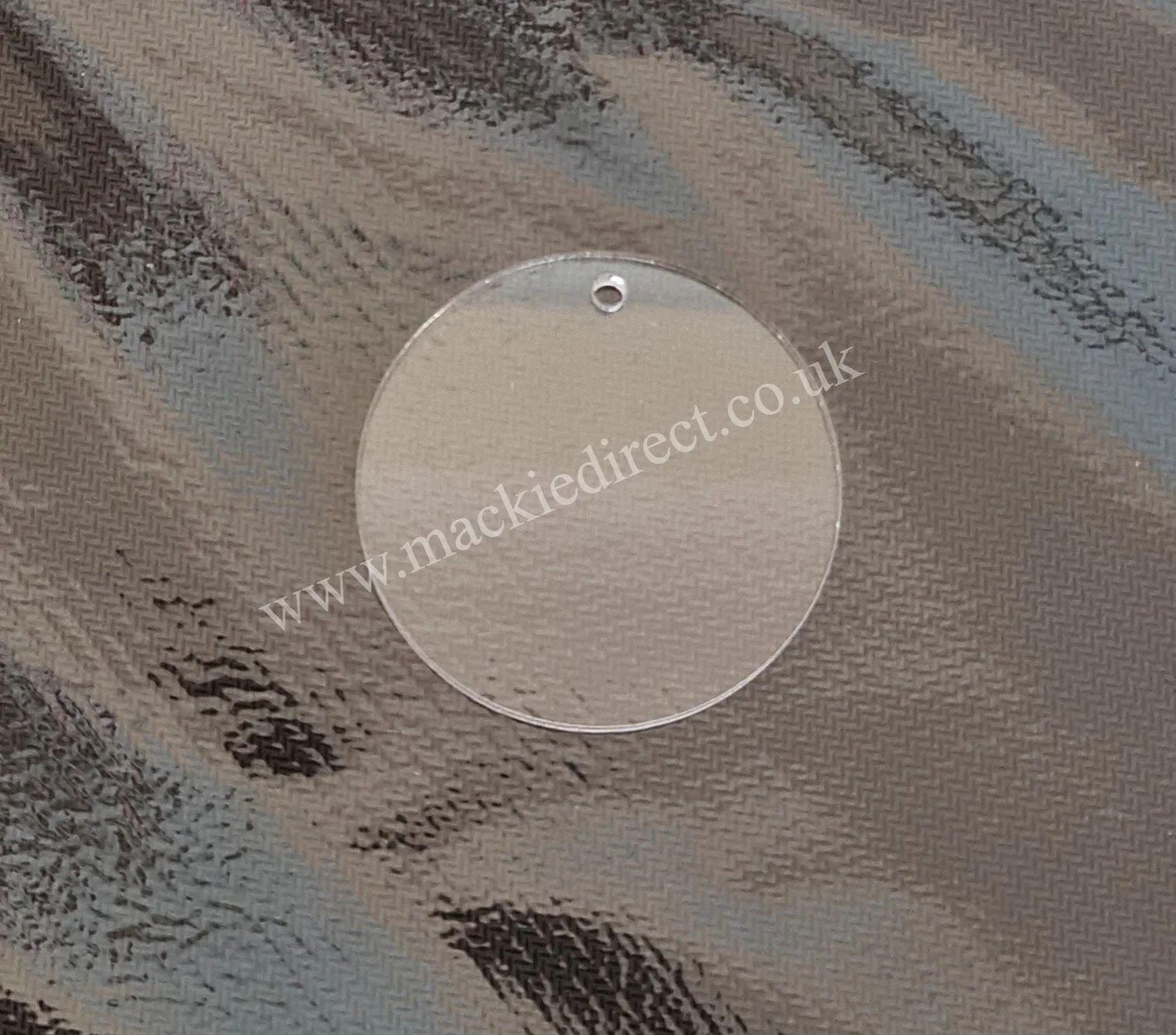 Acrylic 50mm Round Keyring