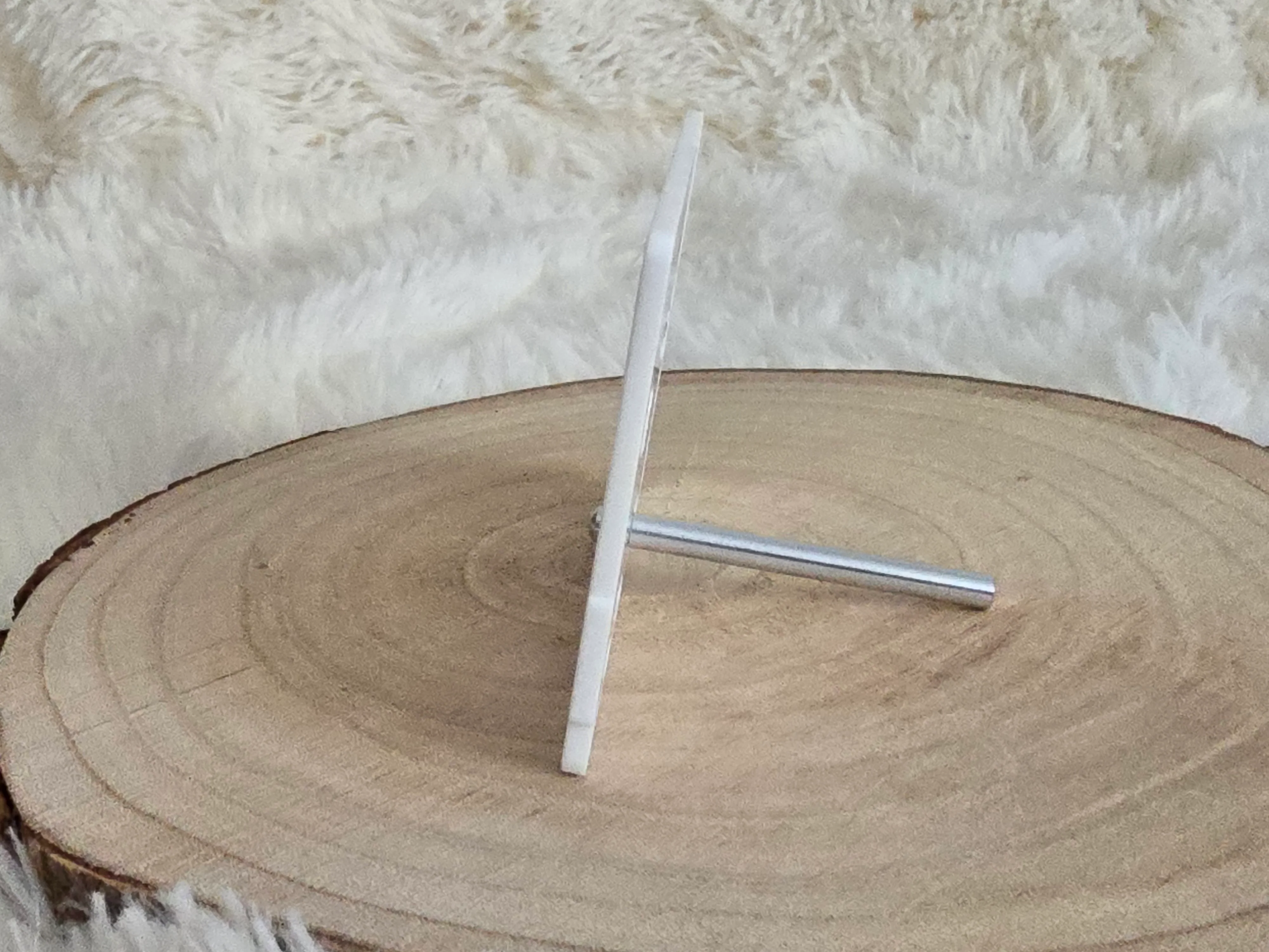 Acrylic Cassette Tape Shaped with Pin Stand - Image 2