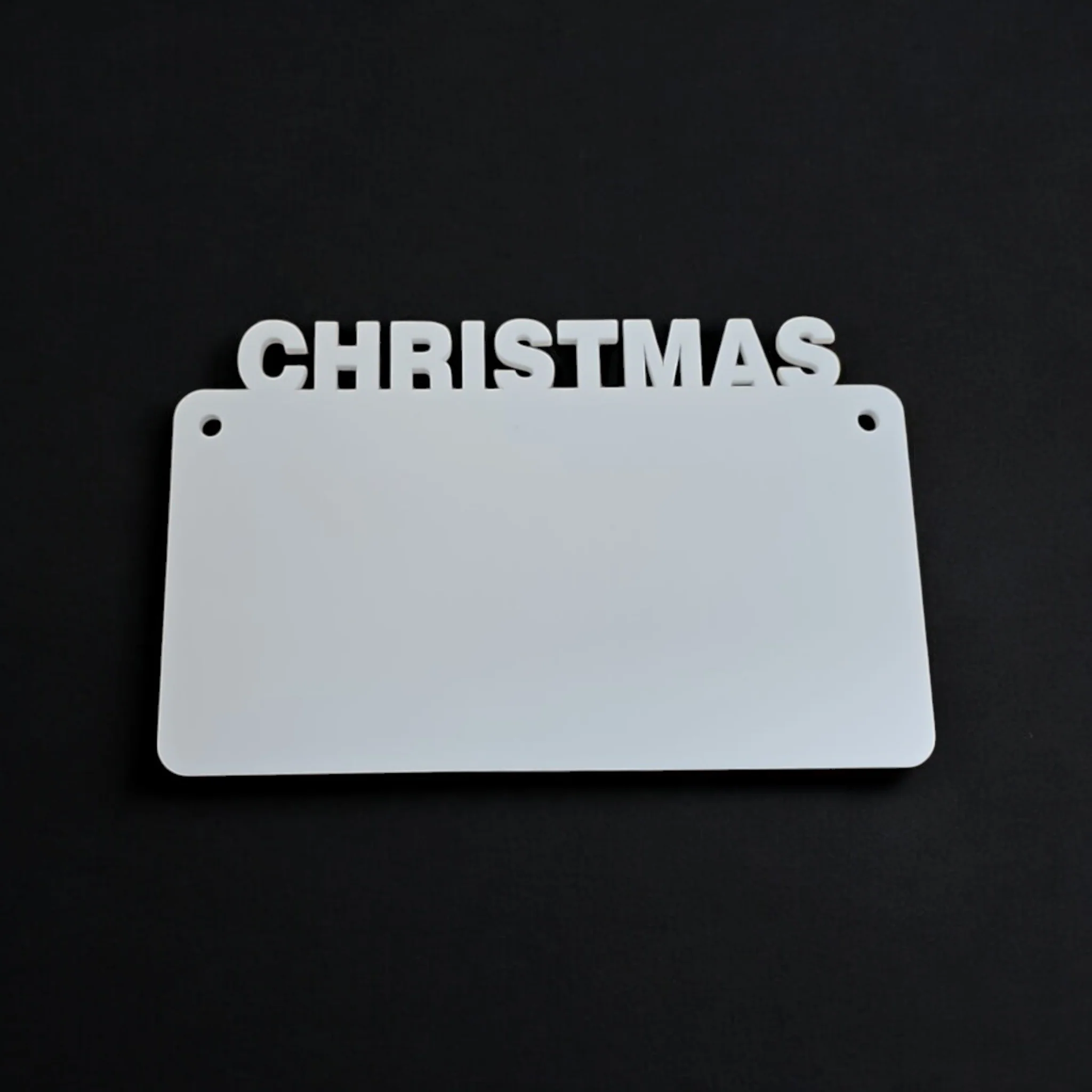 Acrylic Christmas Hanging Sign