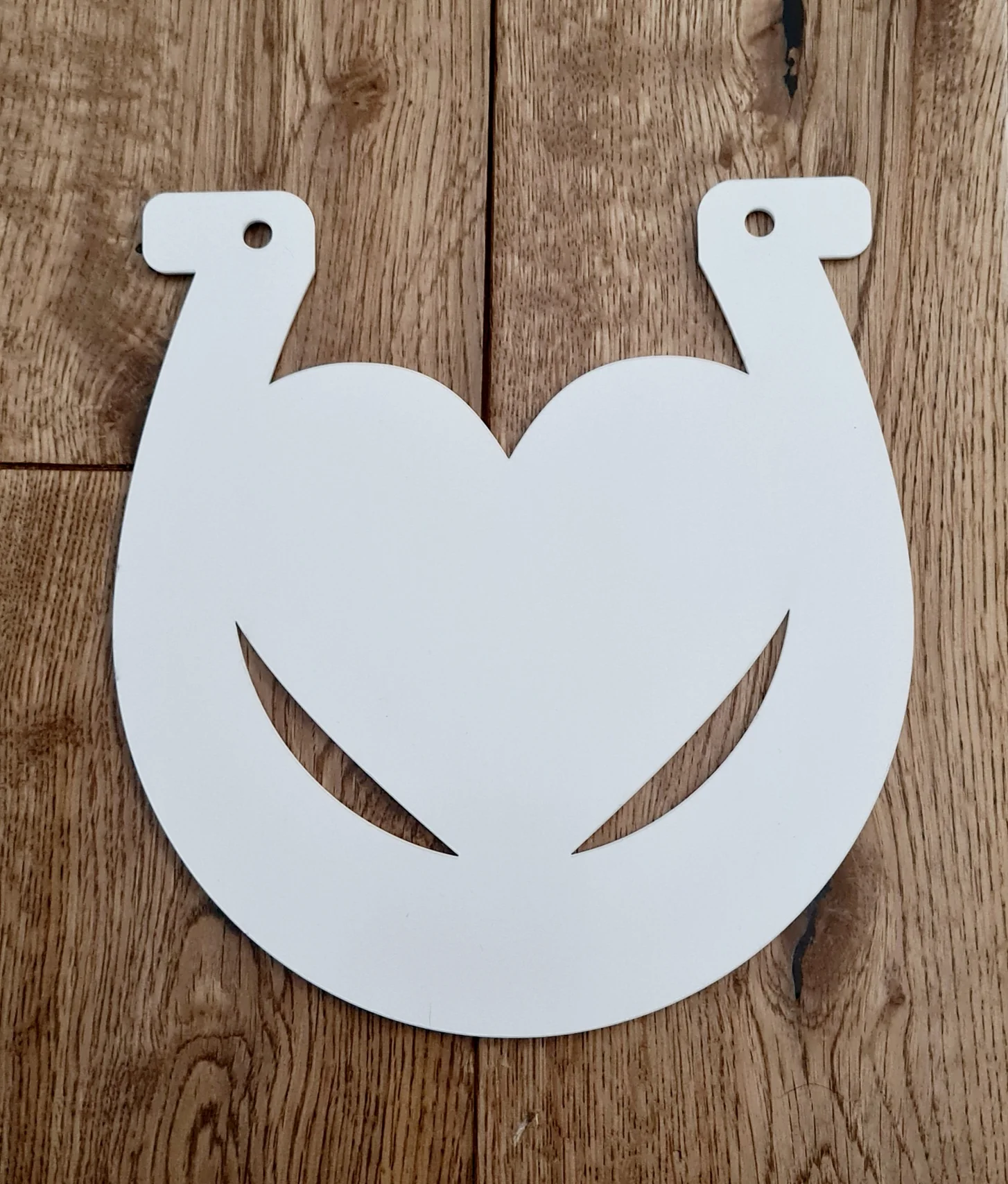 Acrylic Heart & Horseshoe Hanging Sign