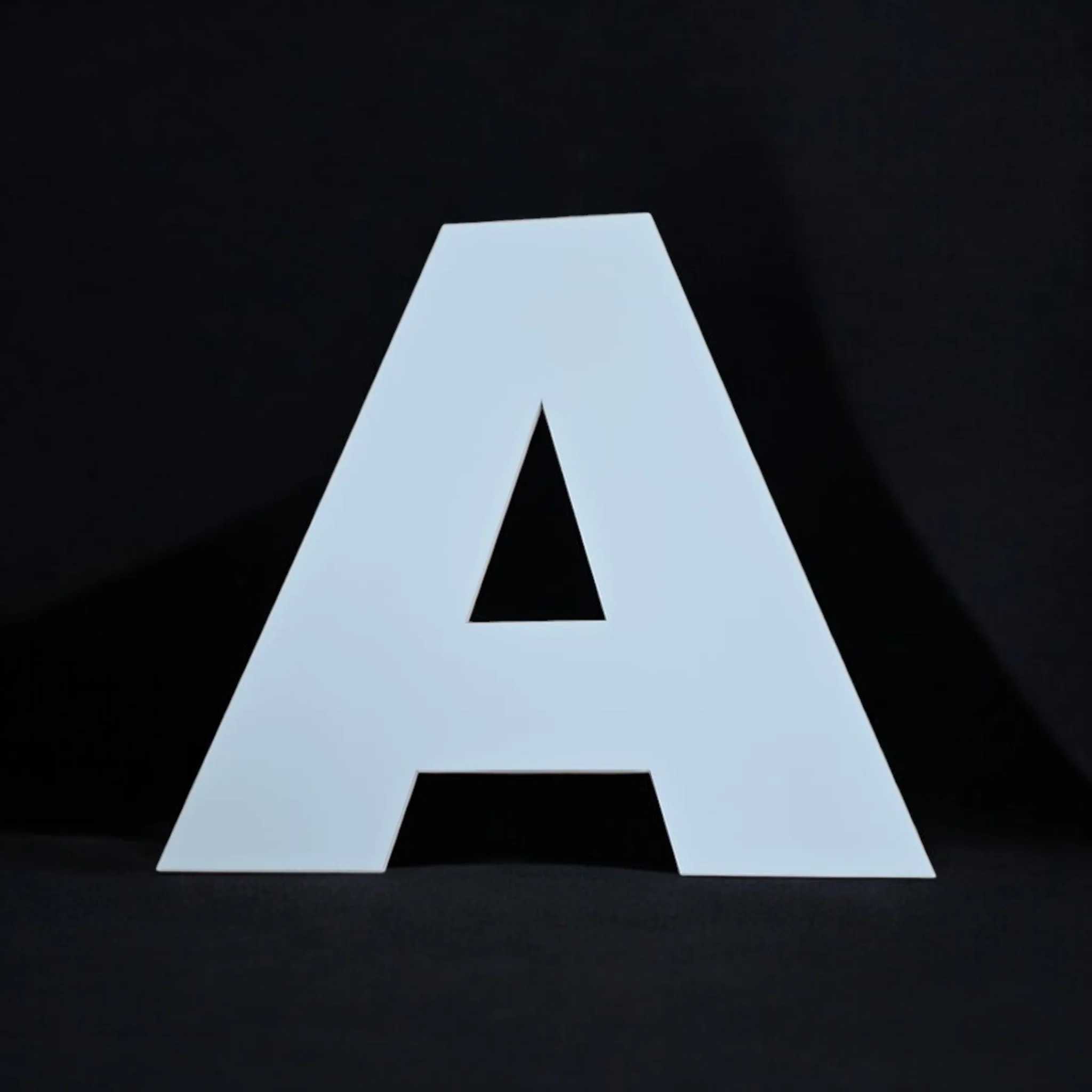 Acrylic Large Letters - Black & Grey