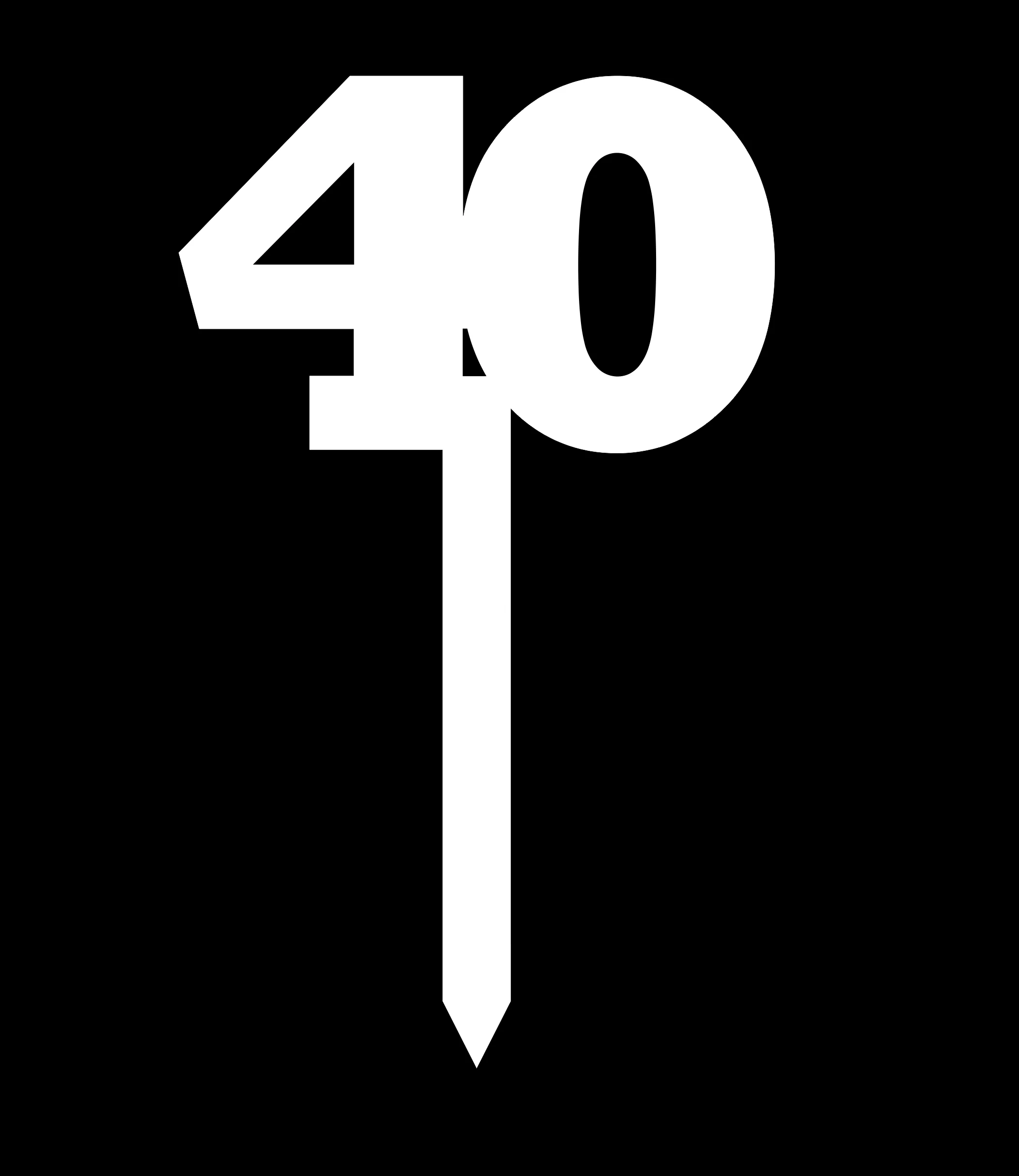 Acrylic Milestone Birthday Numbers Cake Topper - Image 2