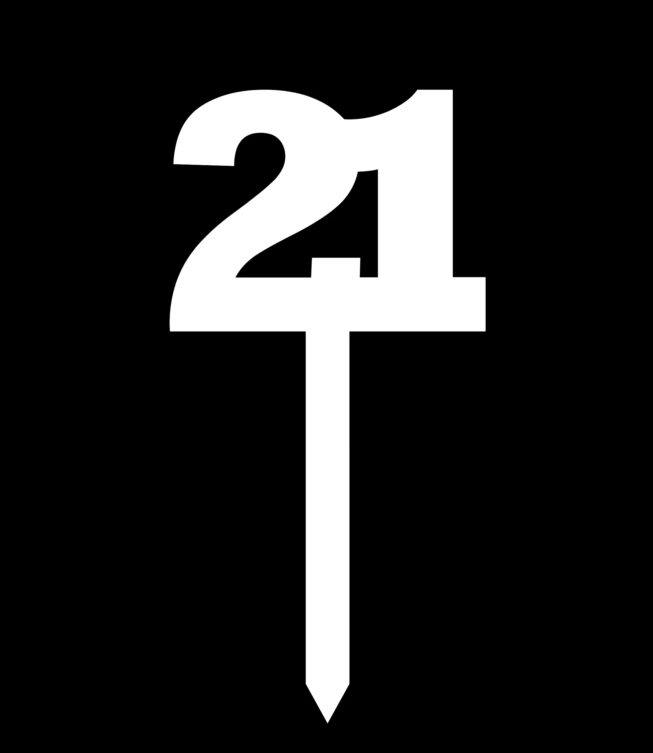Acrylic Milestone Birthday Numbers Cake Topper - Image 7