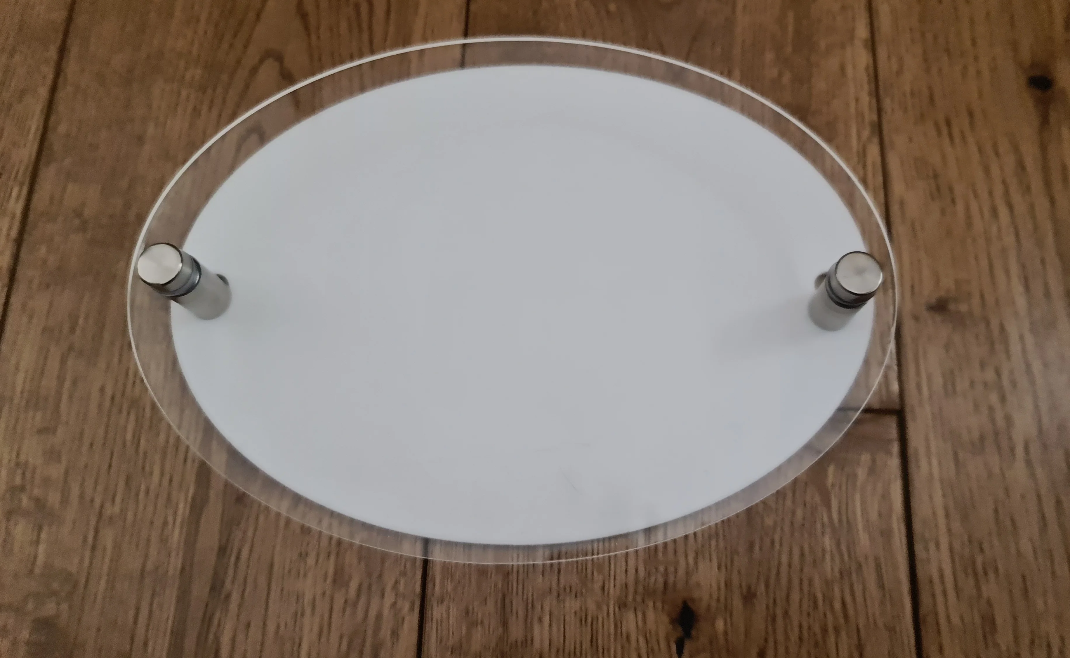Acrylic Oval House Wall Sign / Plaque - Image 2