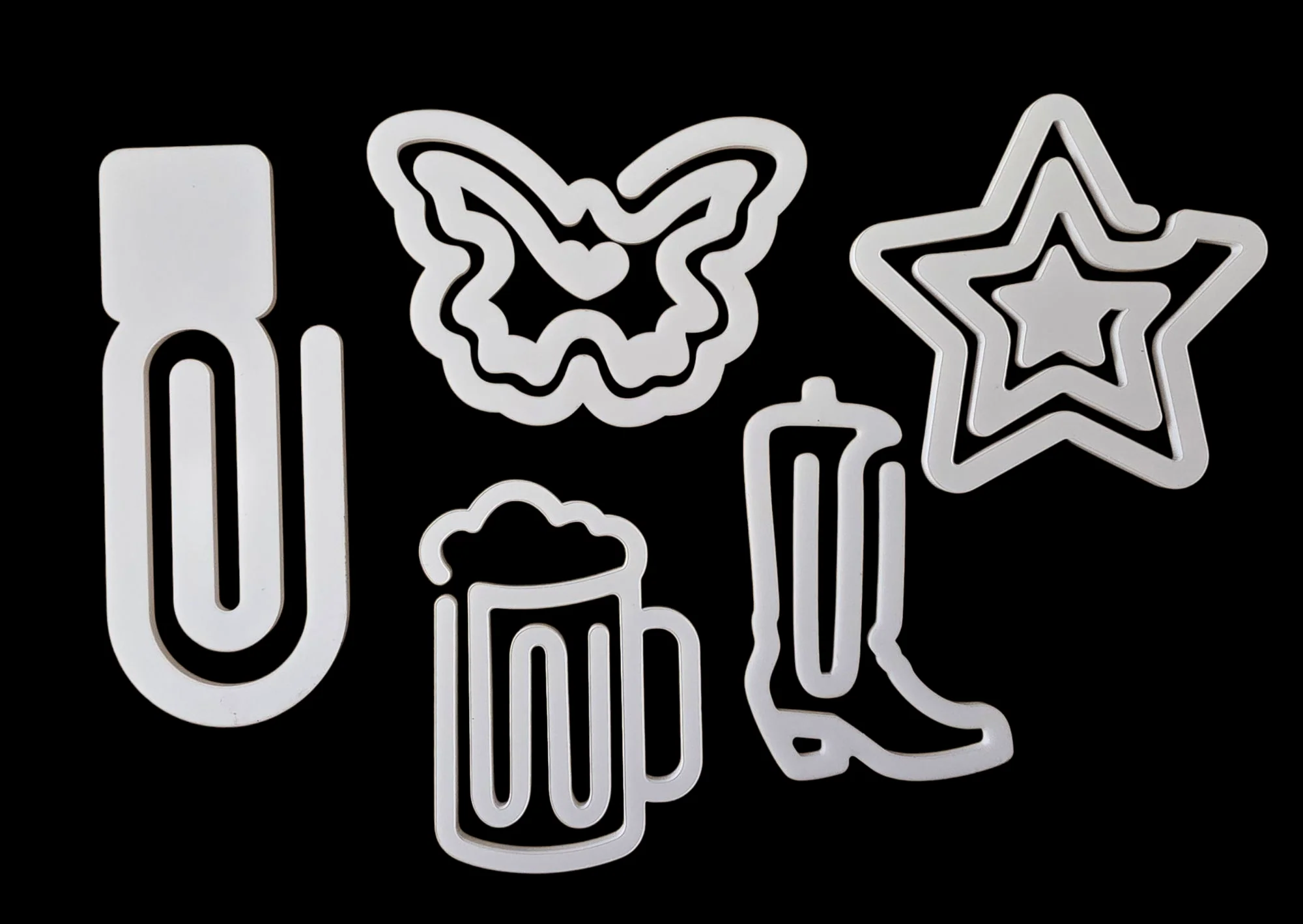 Acrylisub Sublimation Coated Acrylic Paperclip / Bookmark - Image 18