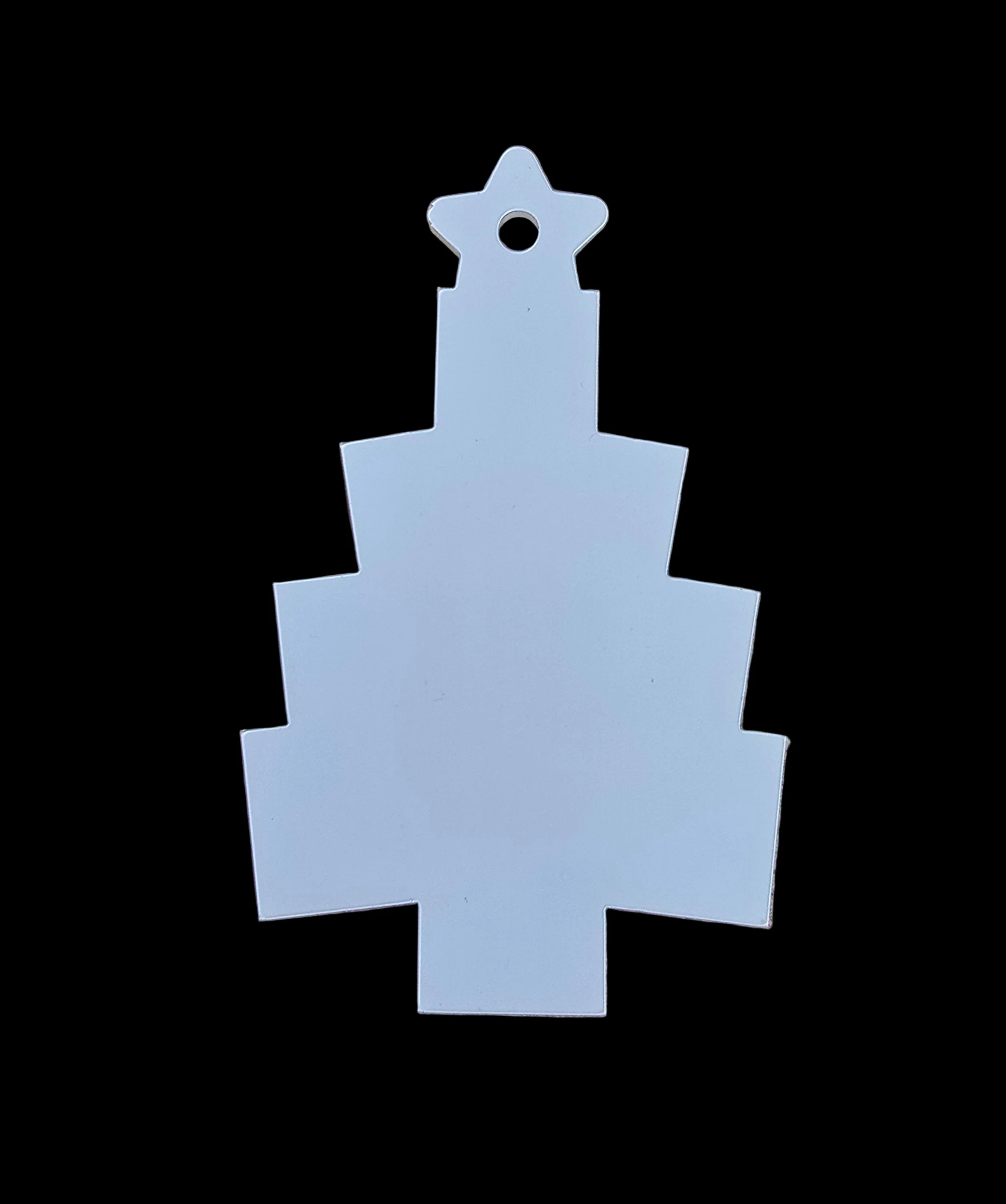 Acrylic Photo Tree Shaped Christmas Bauble