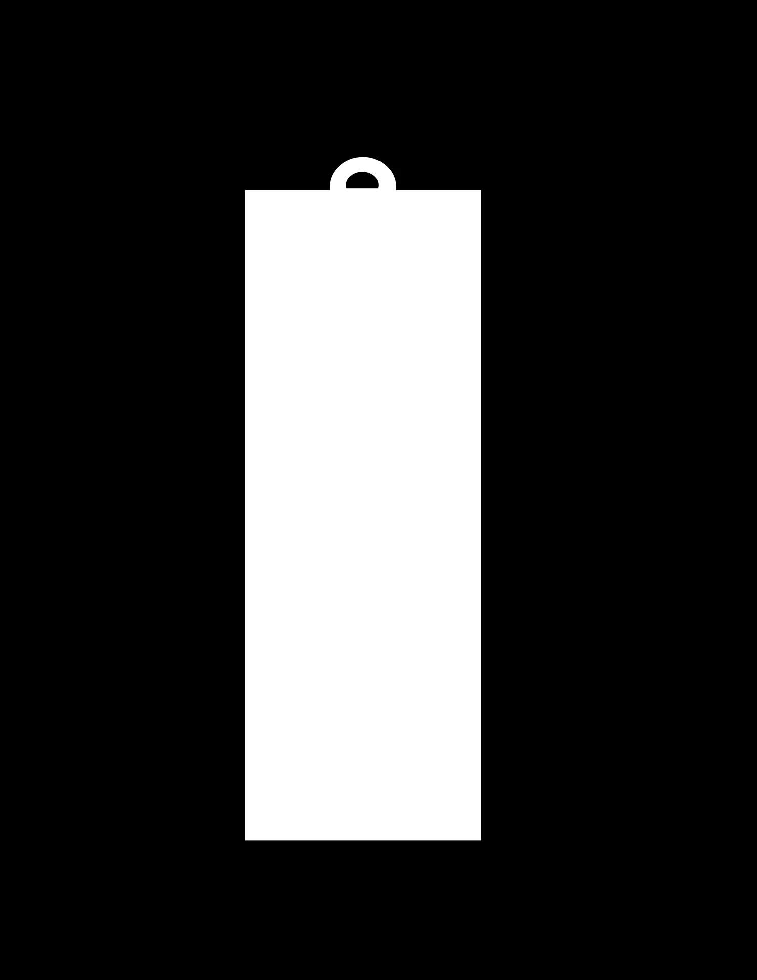 Acrylic Rectangle Photo hanging tag - Image 2