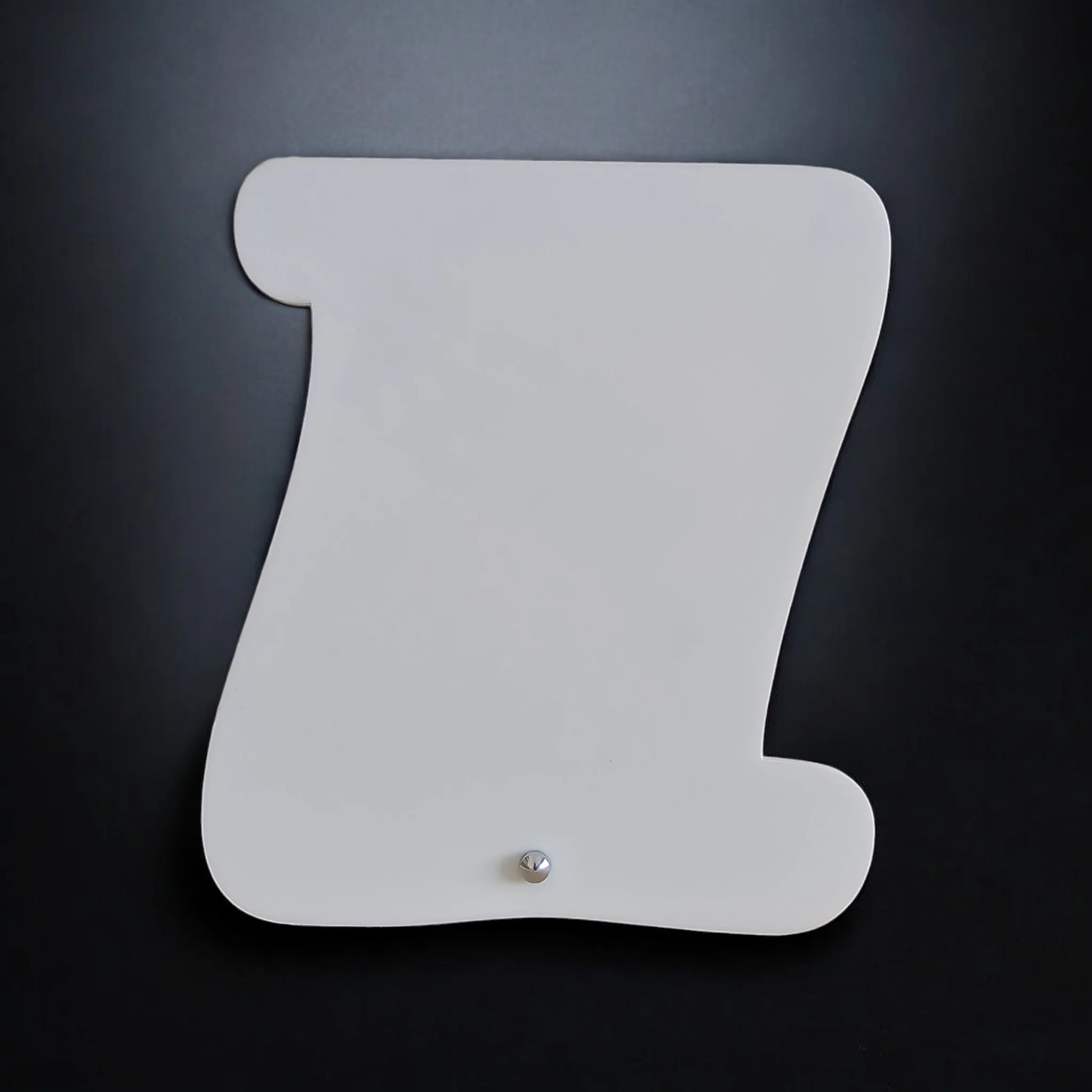 Acrylic Scroll Letter with pin stand