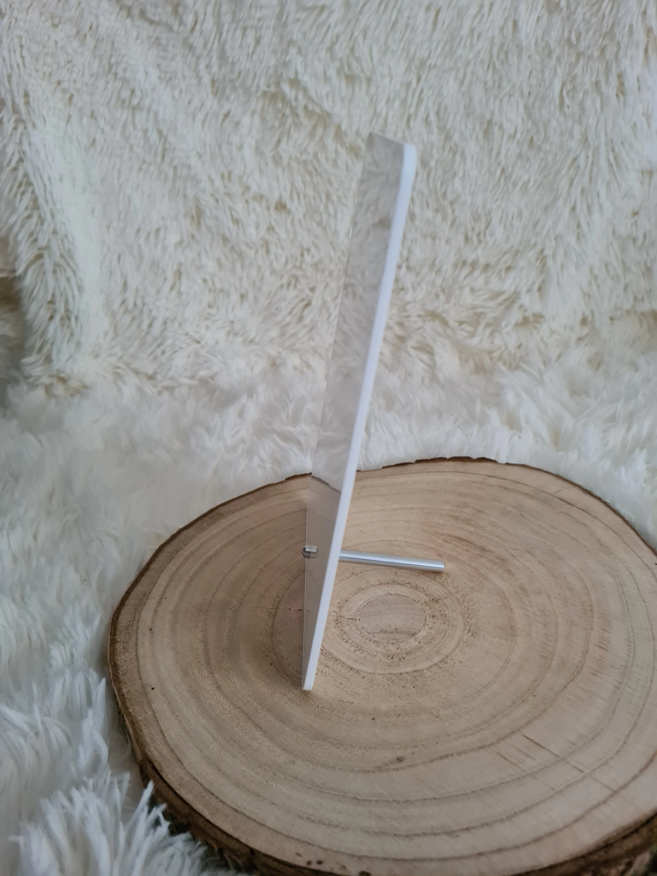 Acrylic Square with Pin Stand - Image 2