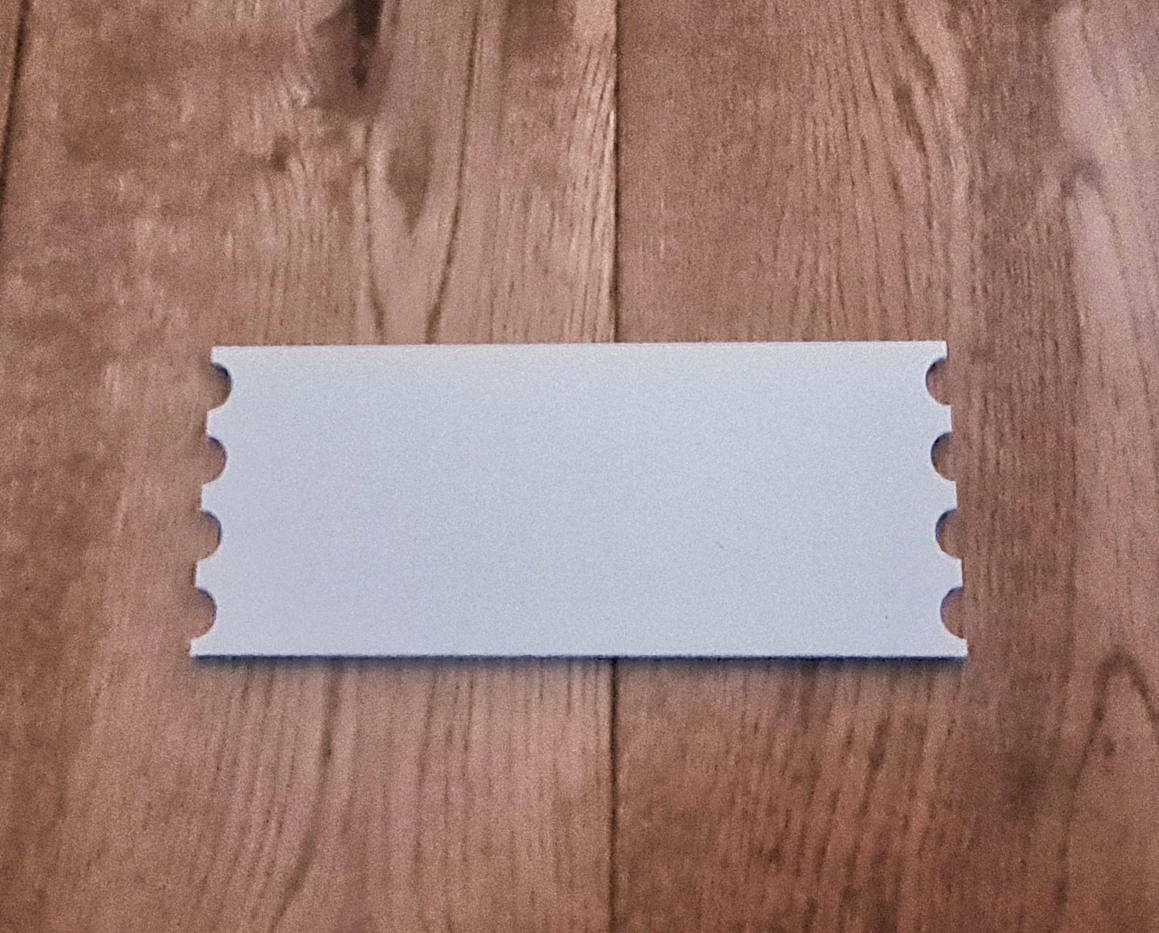 Acrylic Ticket