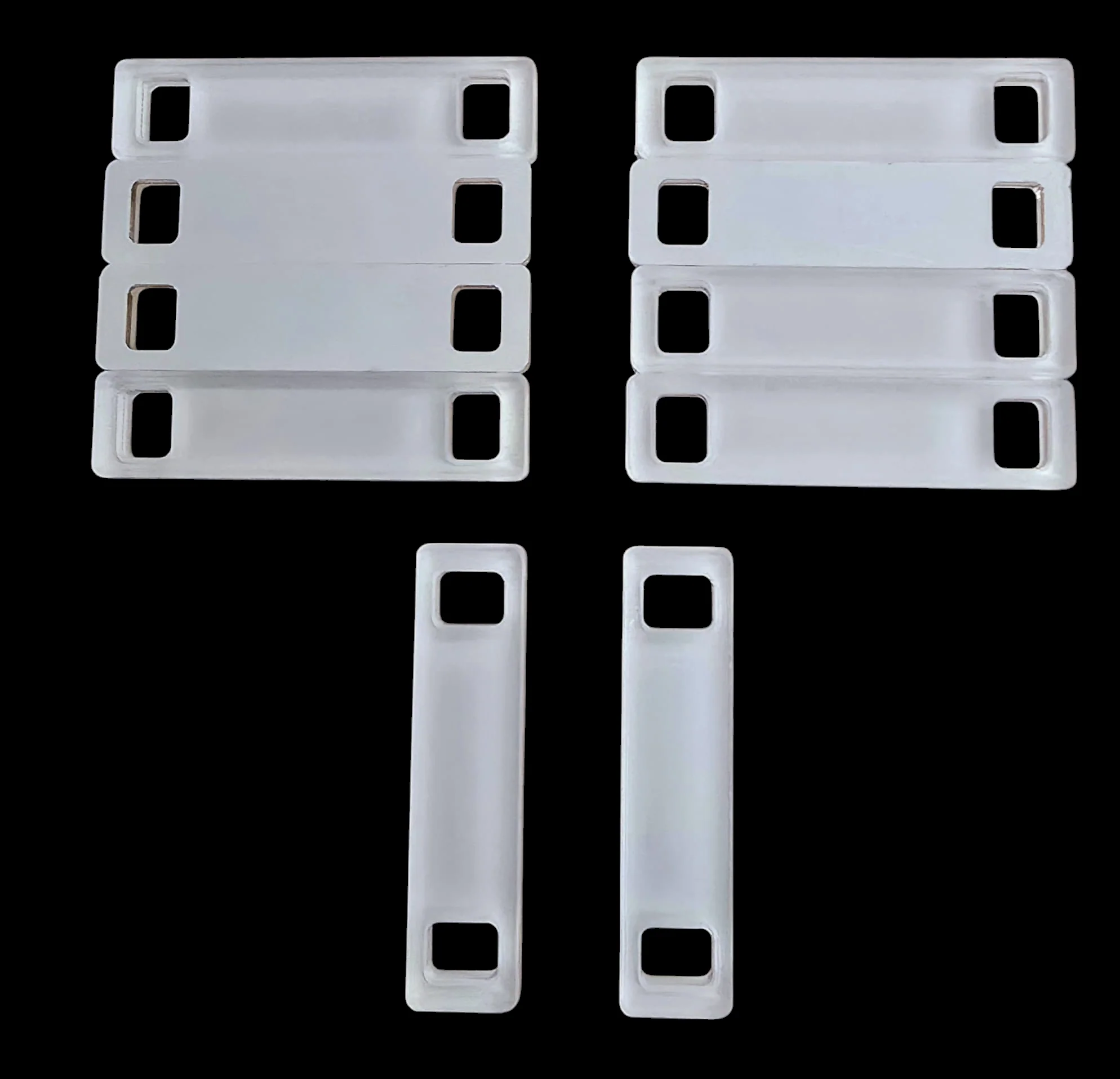 Acrylic Trainer Tags x 10
