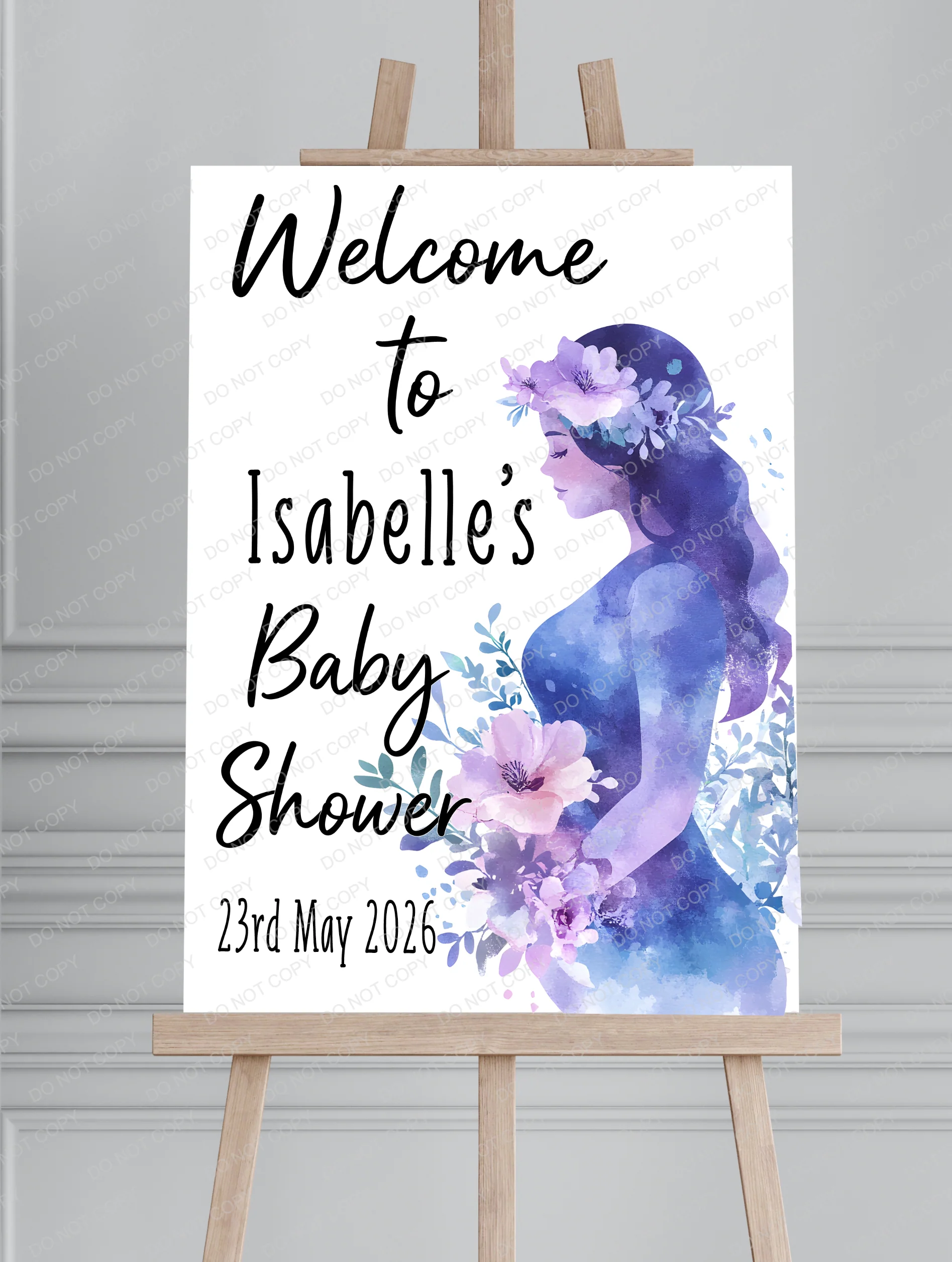 Baby Shower Printed Board Welcome Sign - Image 3