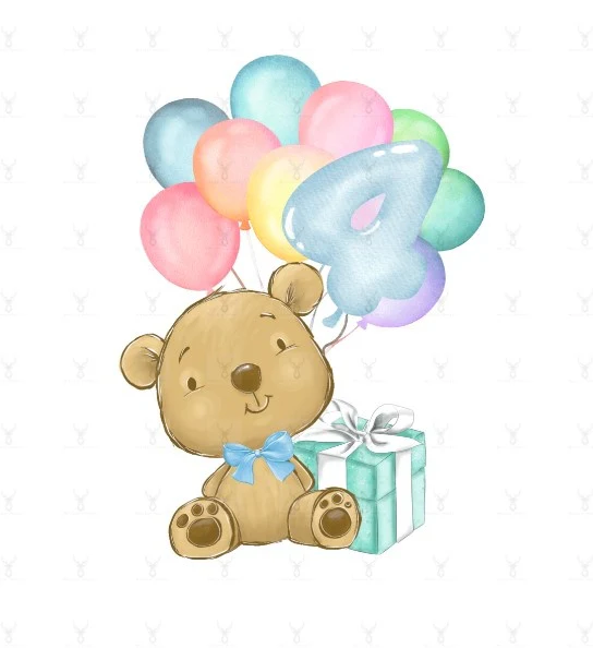 Birthday Bear Numbers Design - Image 16