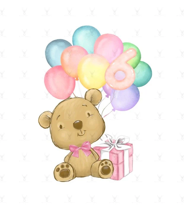 Birthday Bear Numbers Design - Image 6