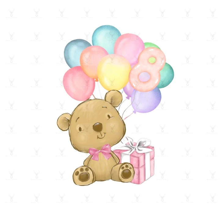 Birthday Bear Numbers Design - Image 8
