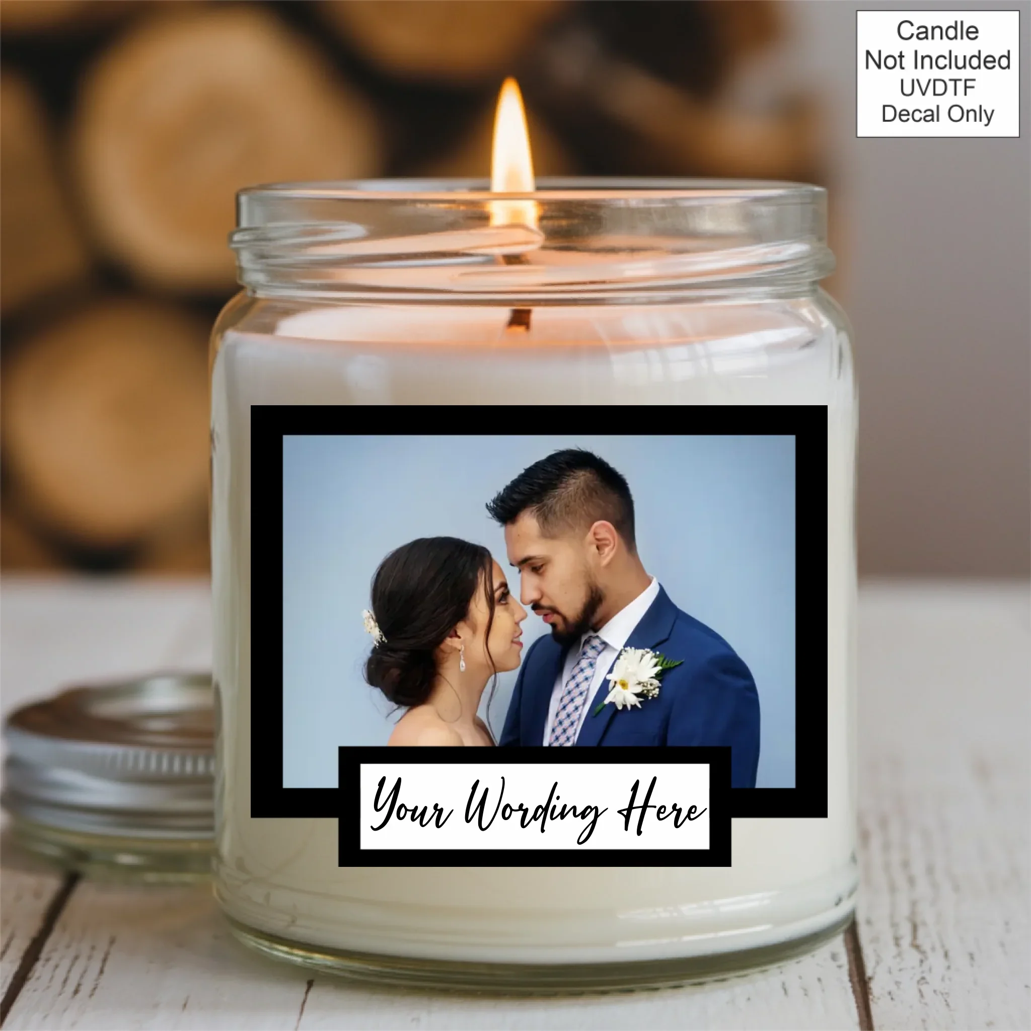 Candle Label UVDTF