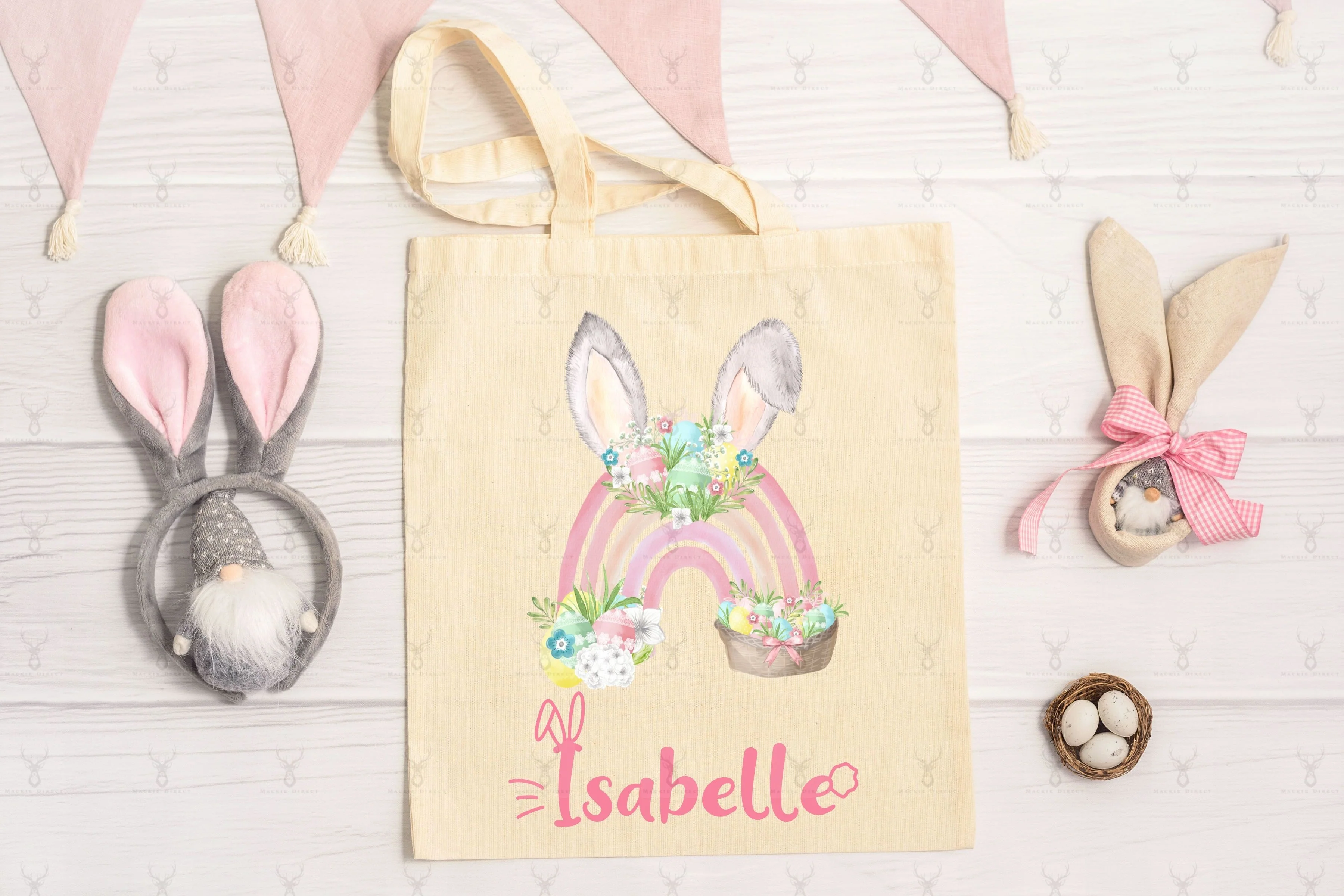 Easter Bunny Rainbow Ears Design - Image 5