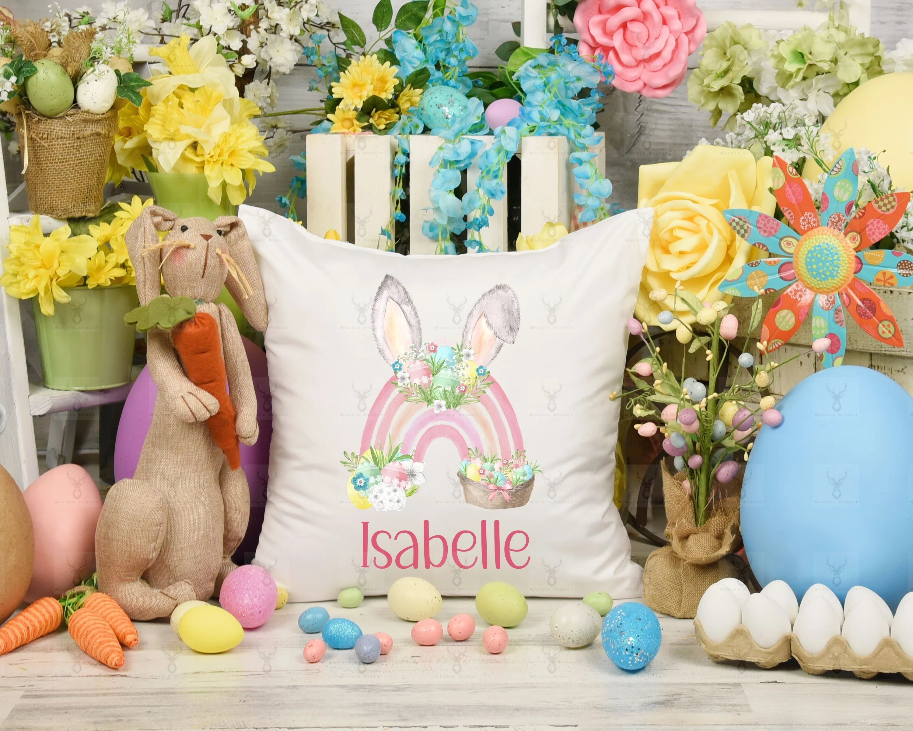 Easter Bunny Rainbow Ears Design - Image 6