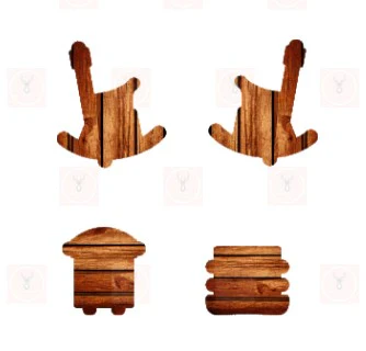 Heart Double Chair Stand Design 4 - Digital Download only - Image 5