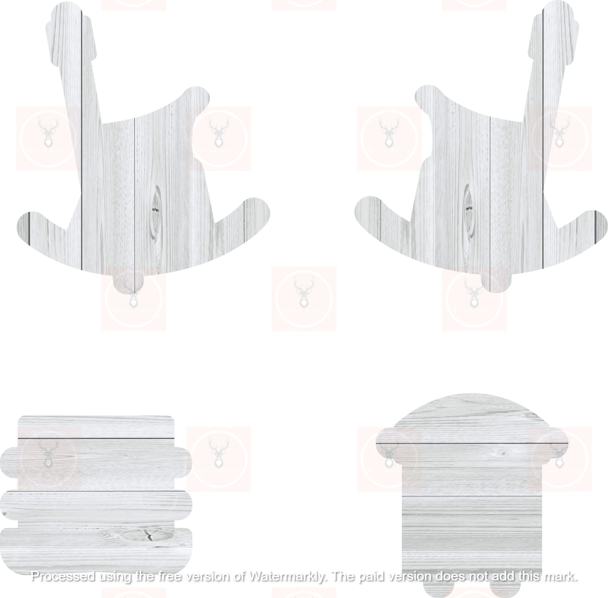 Heart Single Chair Stand Design 4 - Digital Download only - Image 3