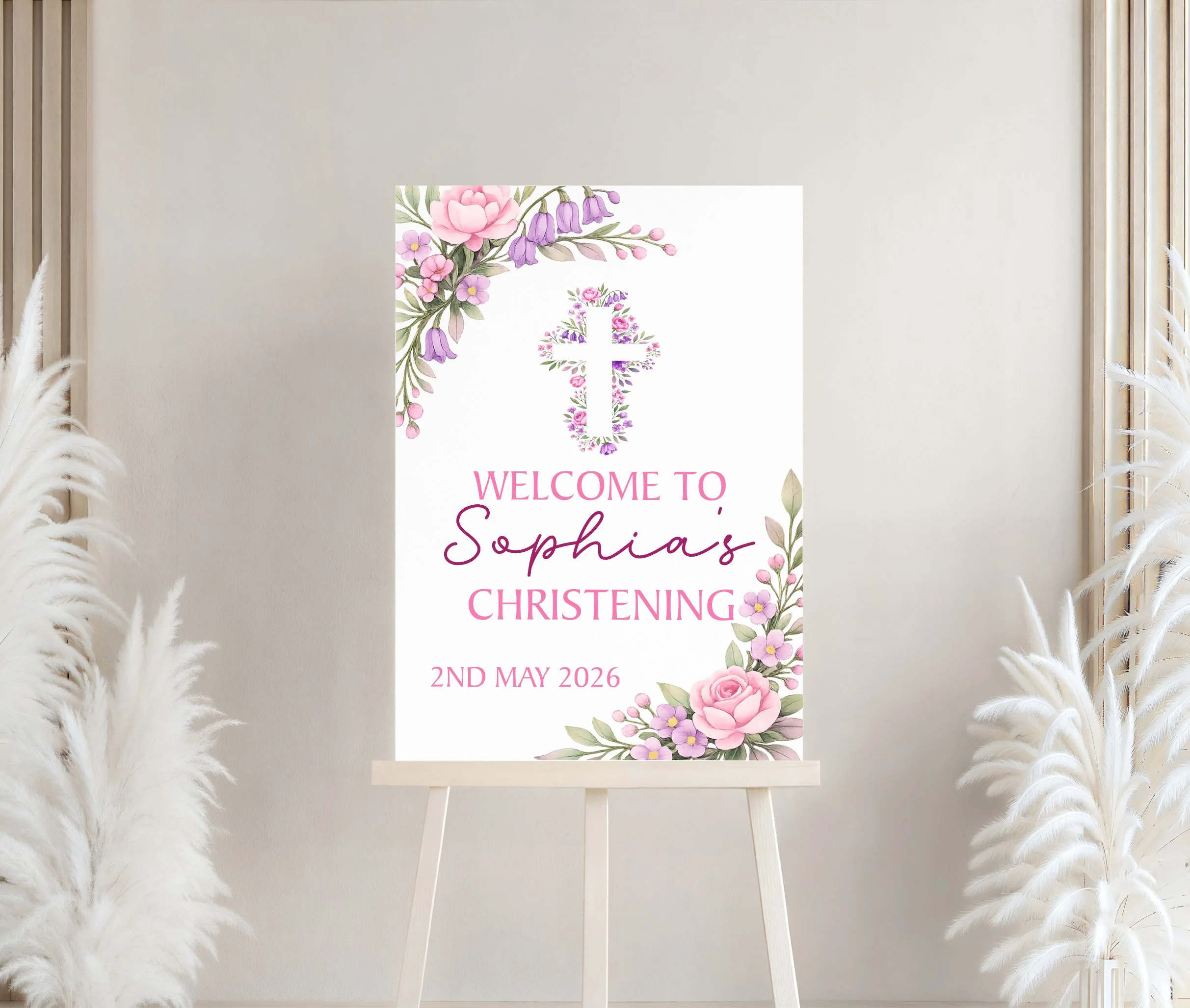 Holy Communion/Baptism/Christening Printed Board Welcome Sign - Image 10