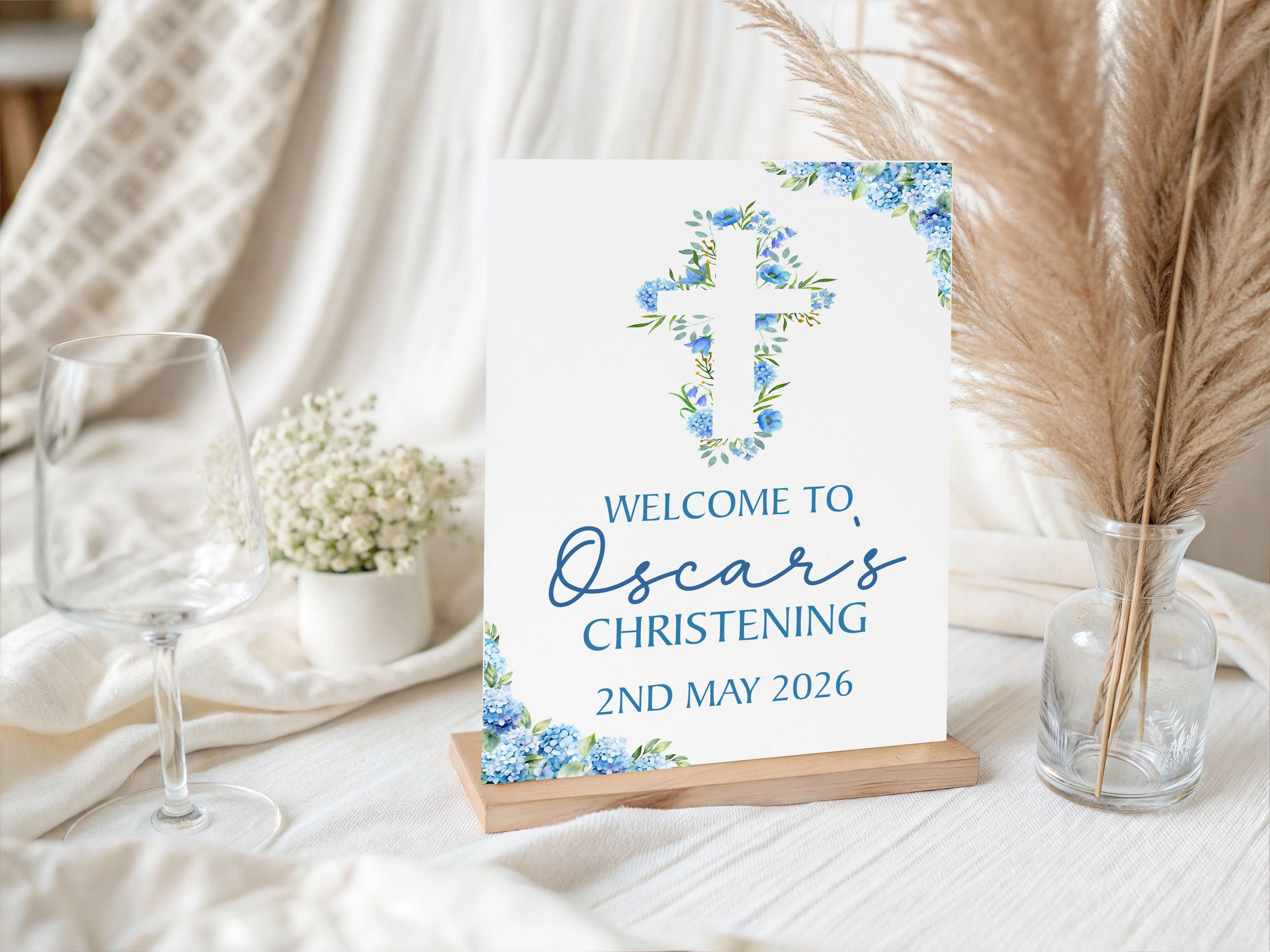 Holy Communion/Baptism/Christening Printed Board Welcome Sign - Image 3