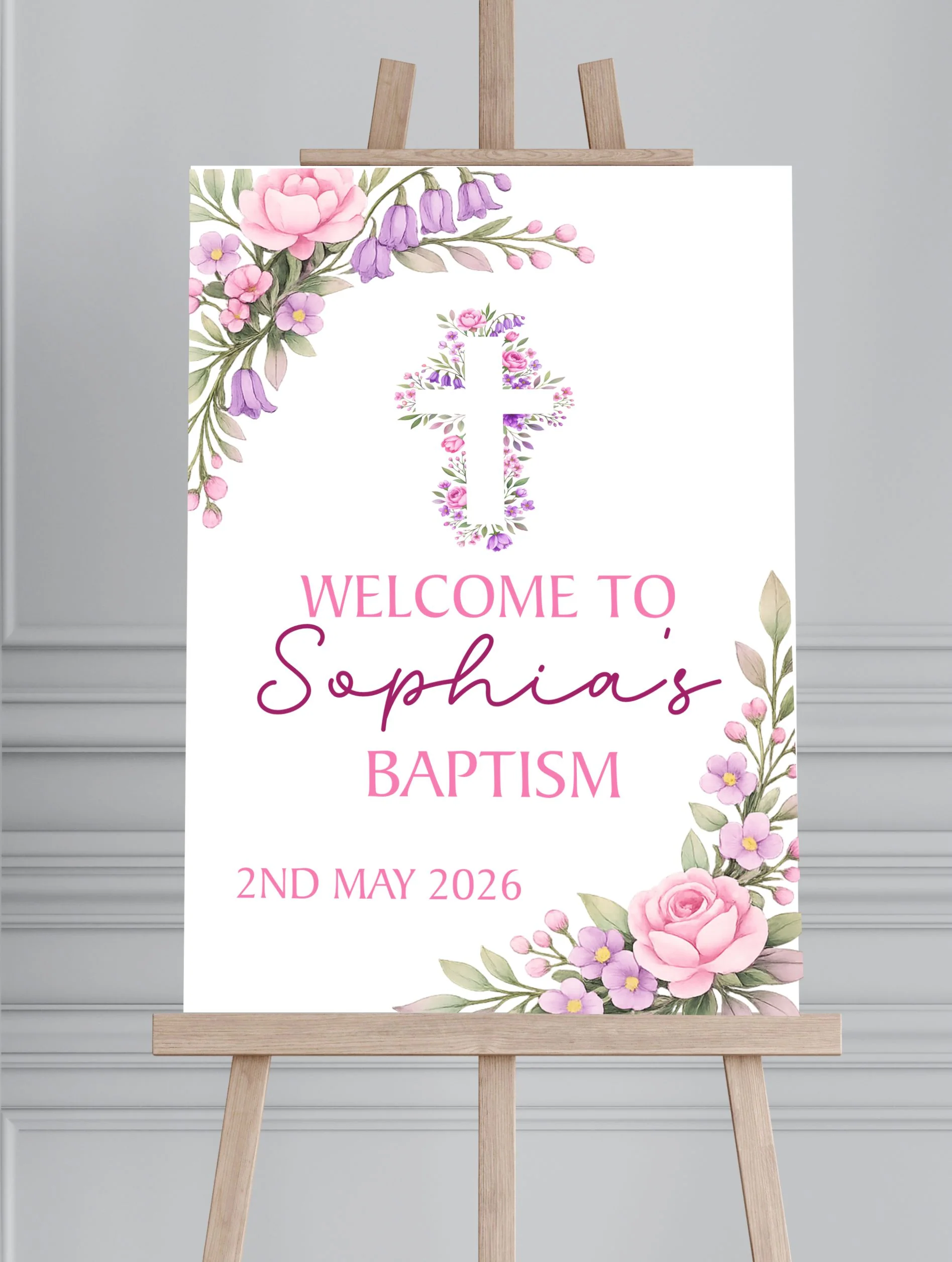 Holy Communion/Baptism/Christening Printed Board Welcome Sign - Image 6