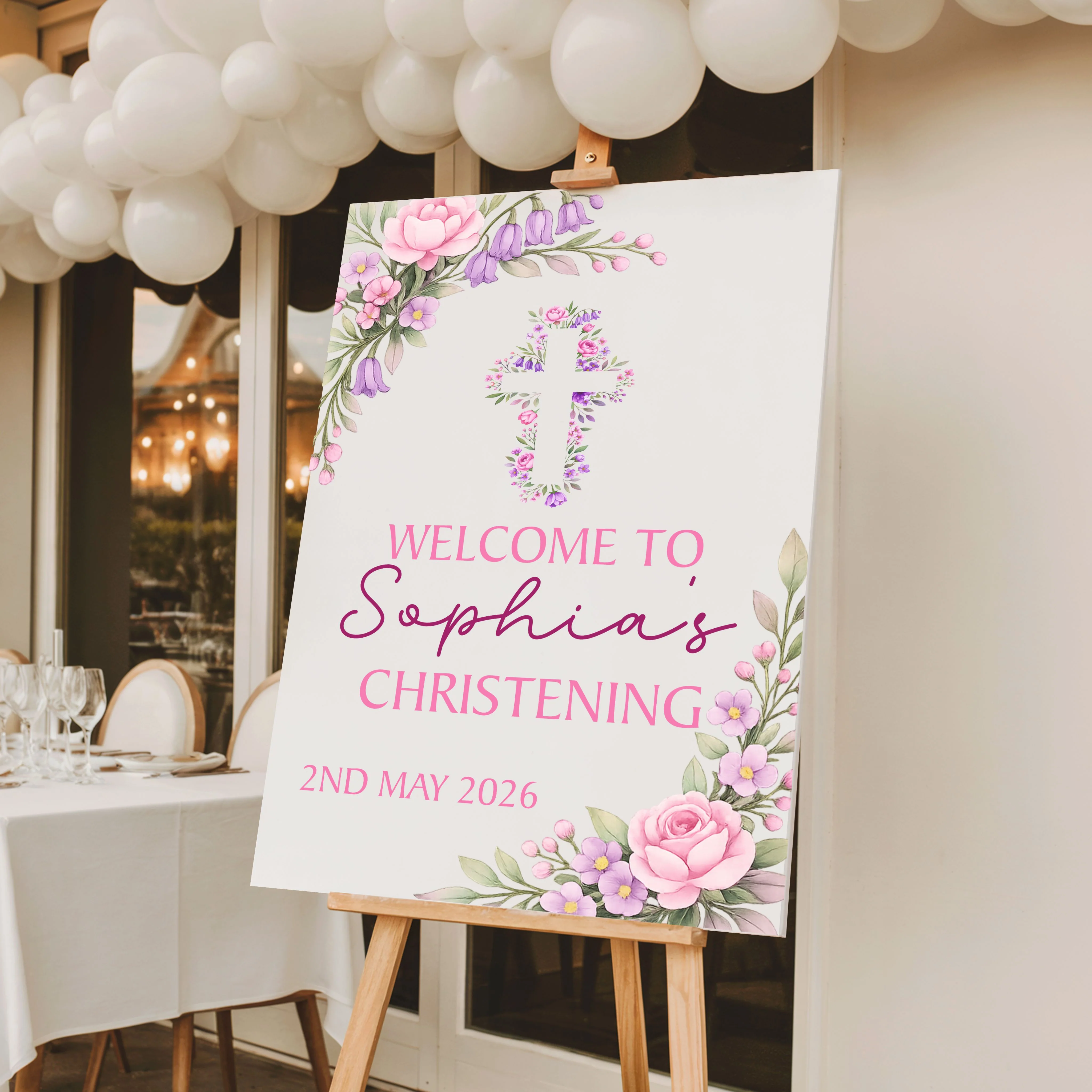 Holy Communion/Baptism/Christening Printed Board Welcome Sign - Image 7