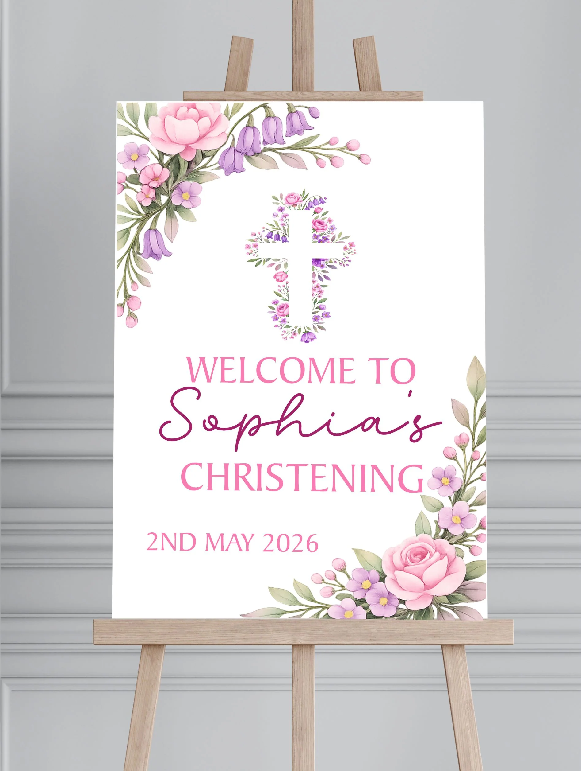 Holy Communion/Baptism/Christening Printed Board Welcome Sign - Image 8