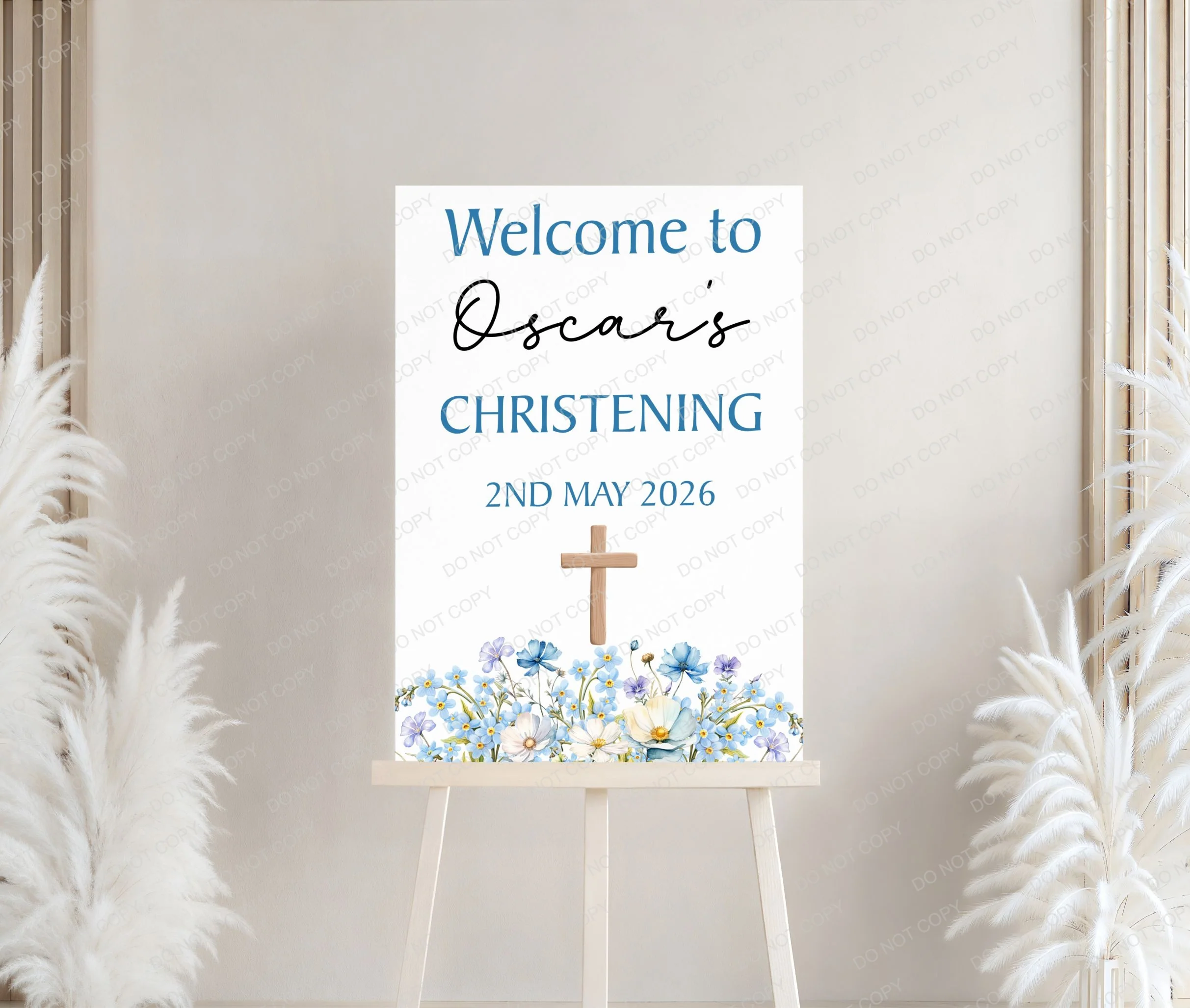 Holy Communion/Baptism/Christening Printed Board Welcome Sign - Image 5