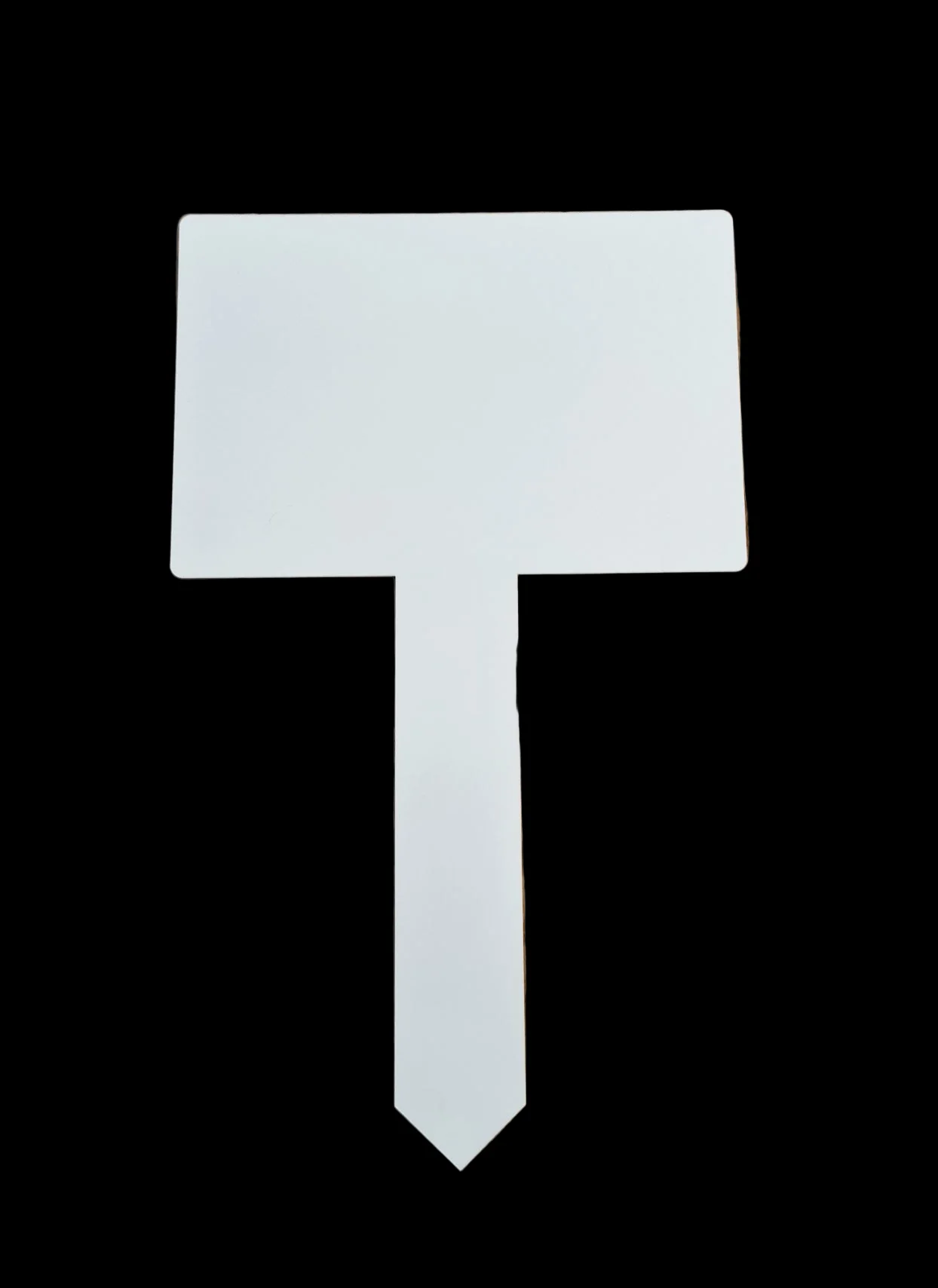 Large Rectangle Acrylic Grave Marker / Caravan Pitch Stake
