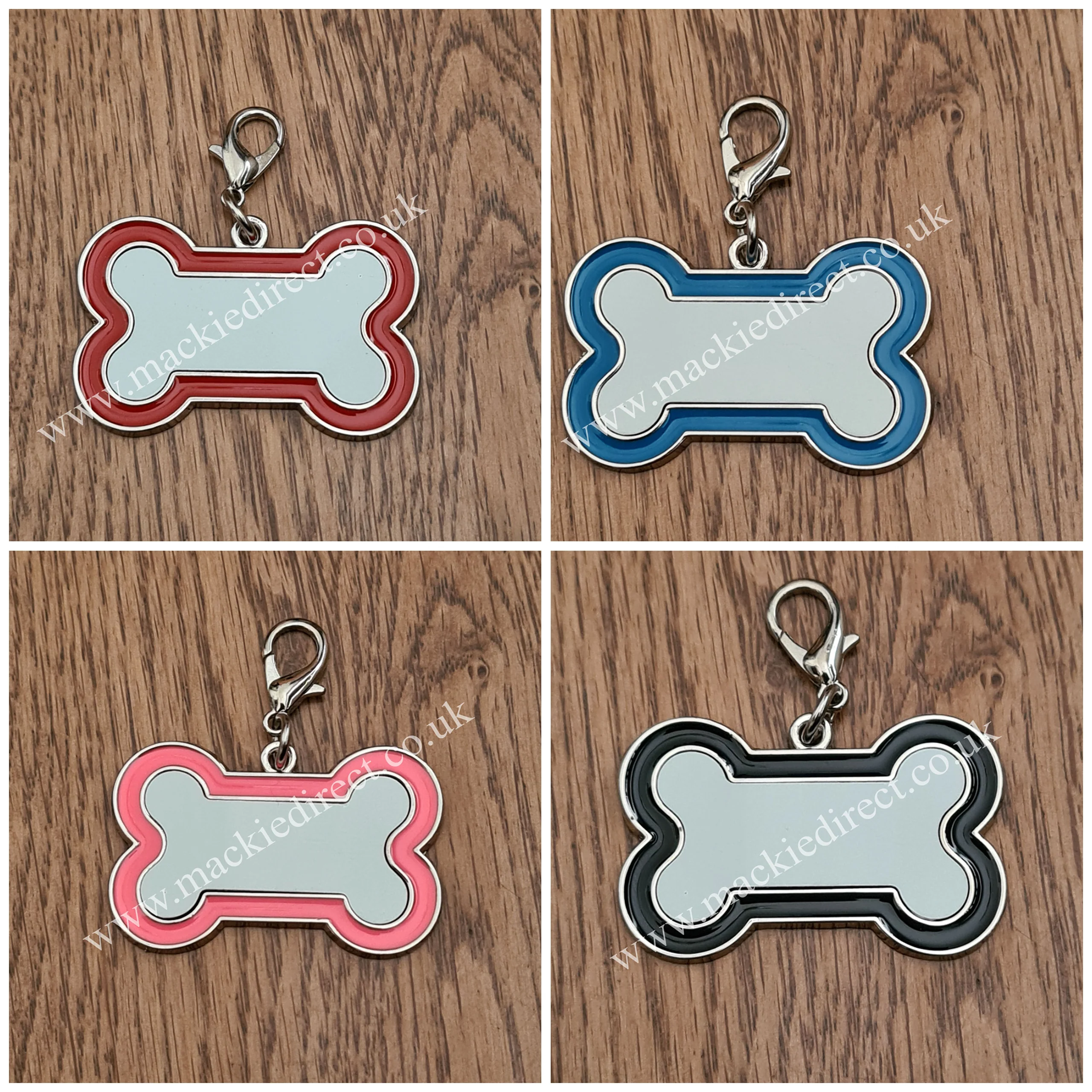 Metal Sublimation Bone Shaped Dog Tag