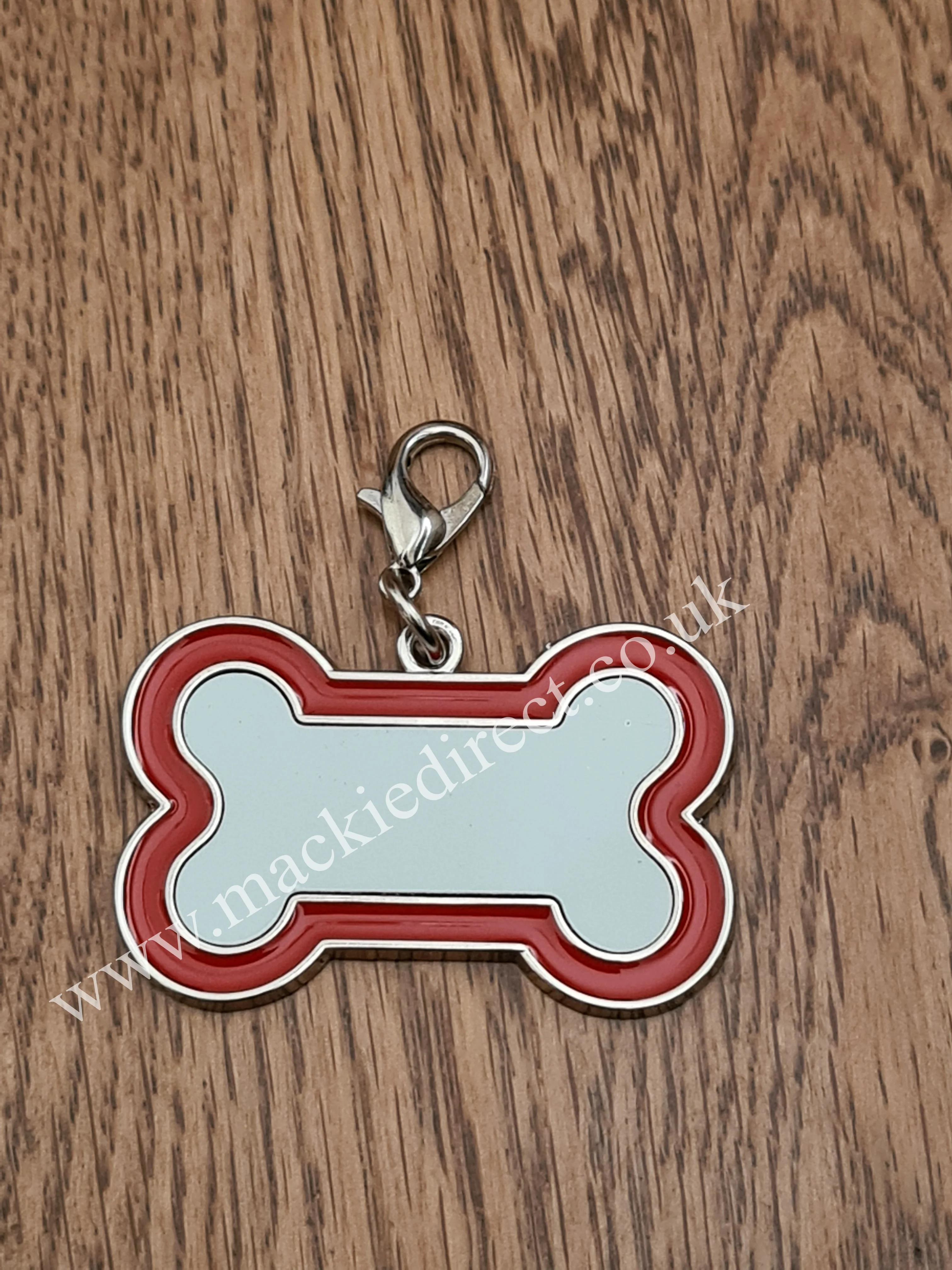Metal Sublimation Bone Shaped Dog Tag - Image 2