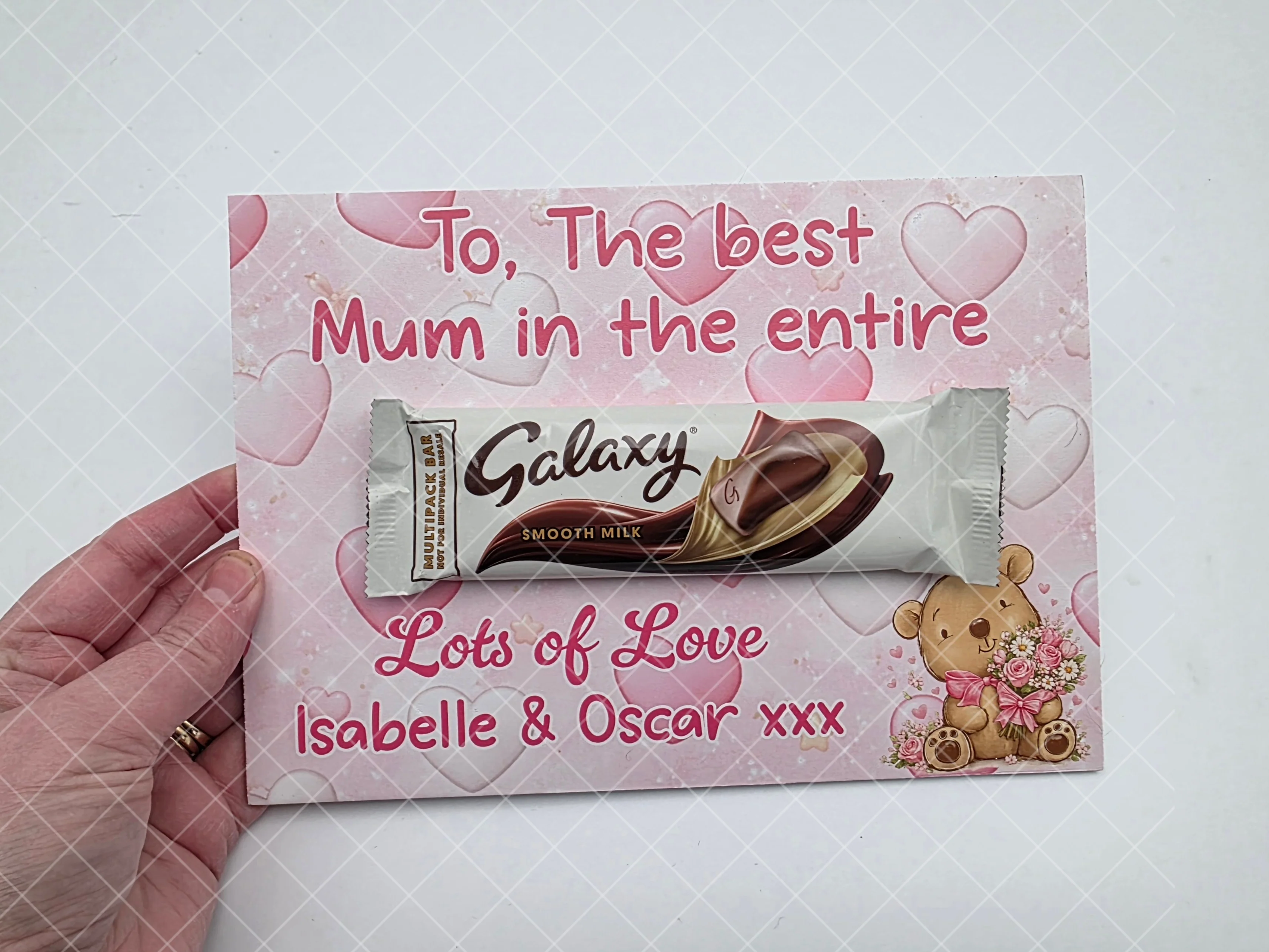 Mothers Day UV Printed Teddy Galaxy Board - Image 5
