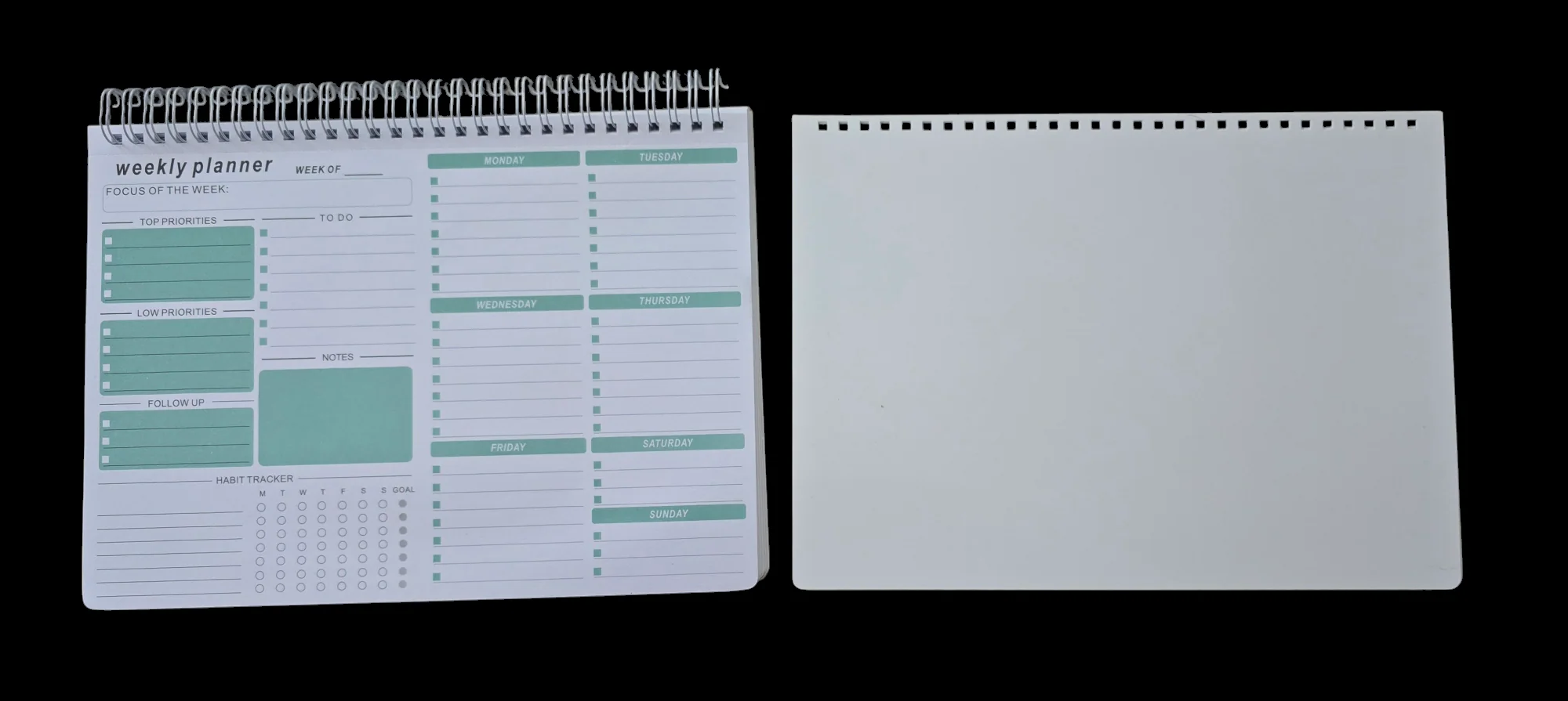 Notebook Planner for Sublimation