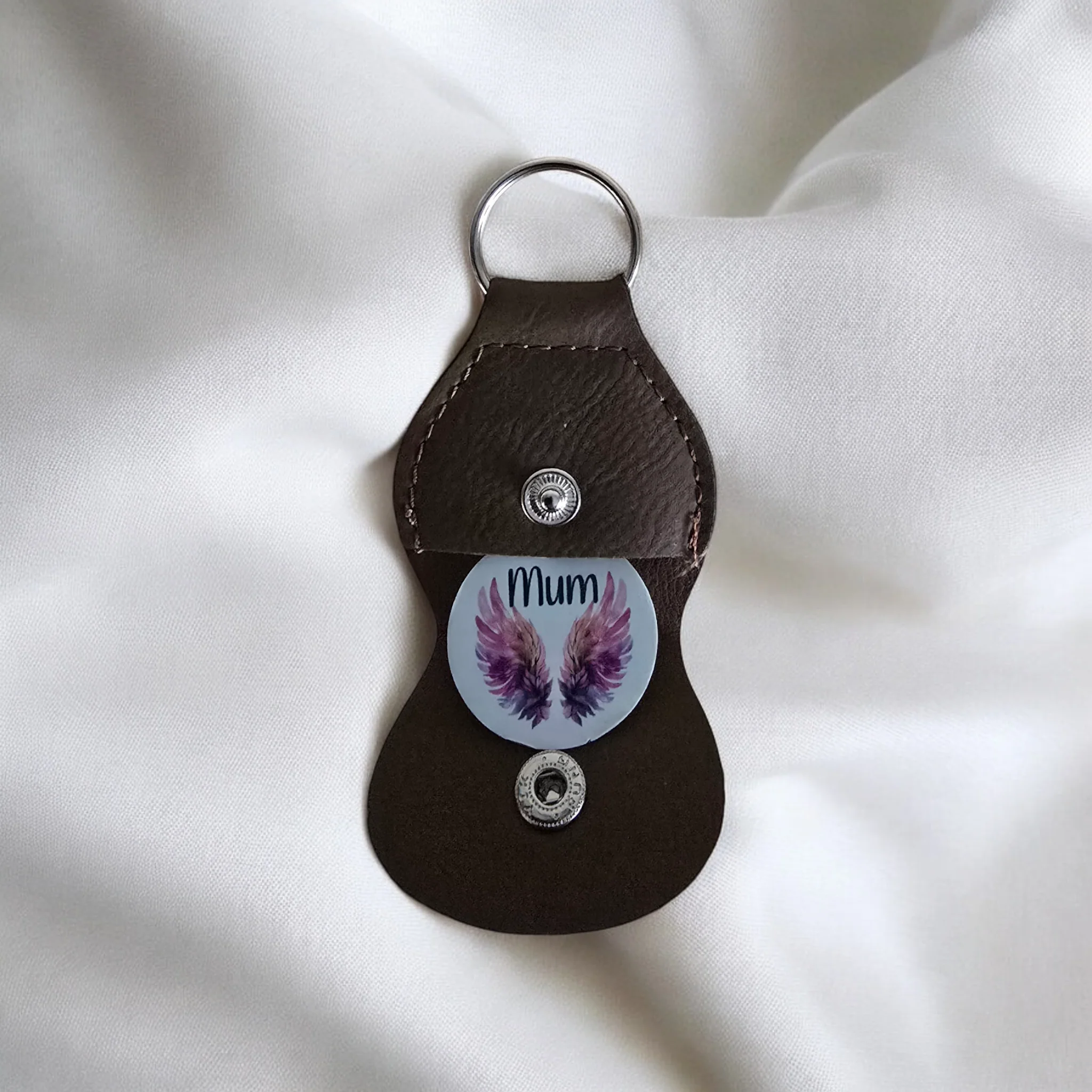 Pocket Hug Pouch Keyring with sublimation disc - Image 4