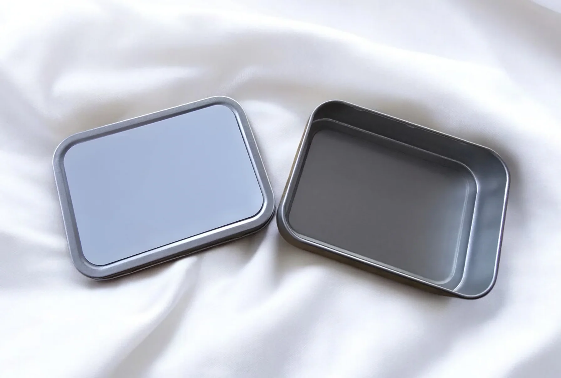 Metal Tobacco Small Tin with Sublimation Insert