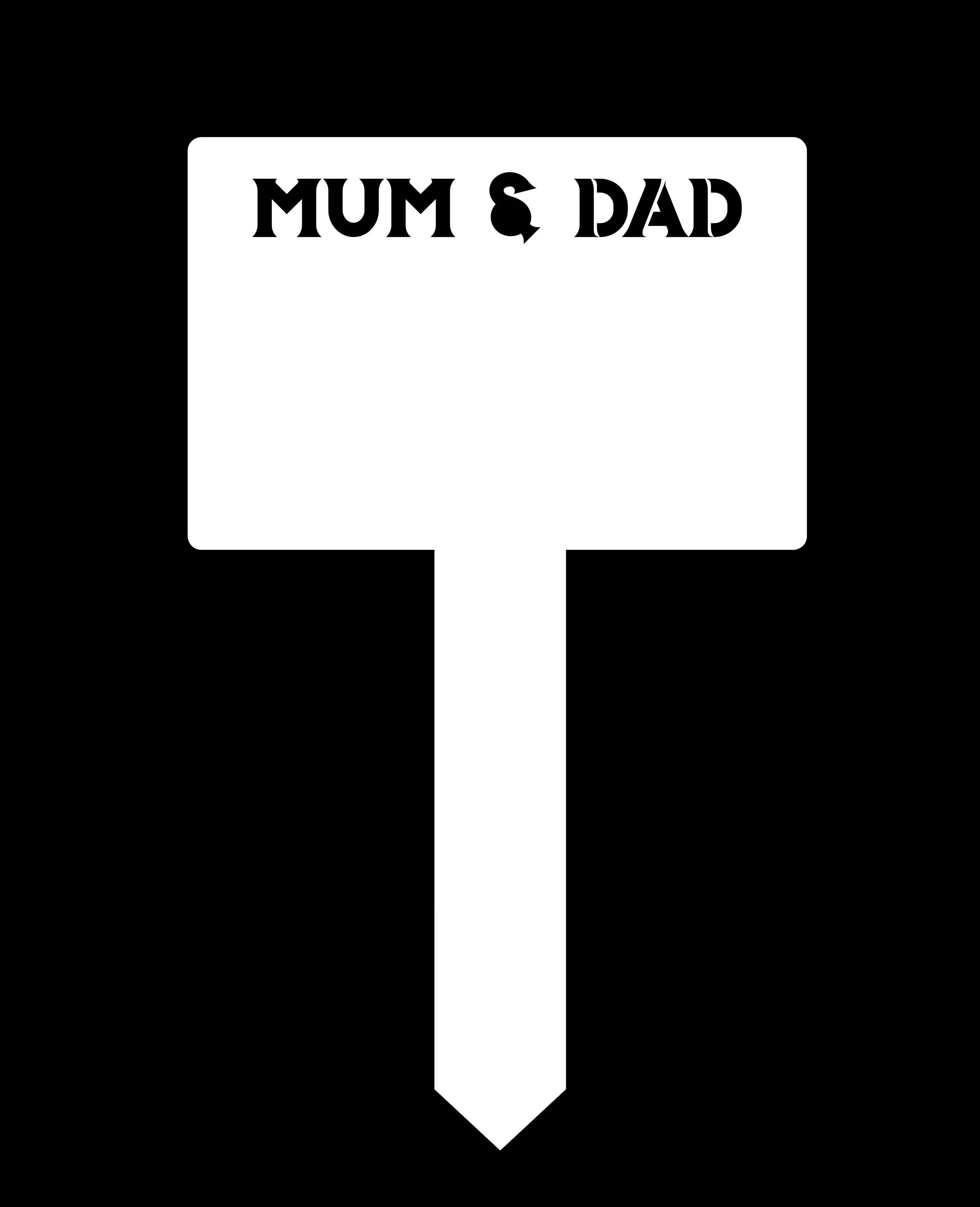 Acrylisub Sublimation Coated Acrylic Relative Grave Marker - Image 6
