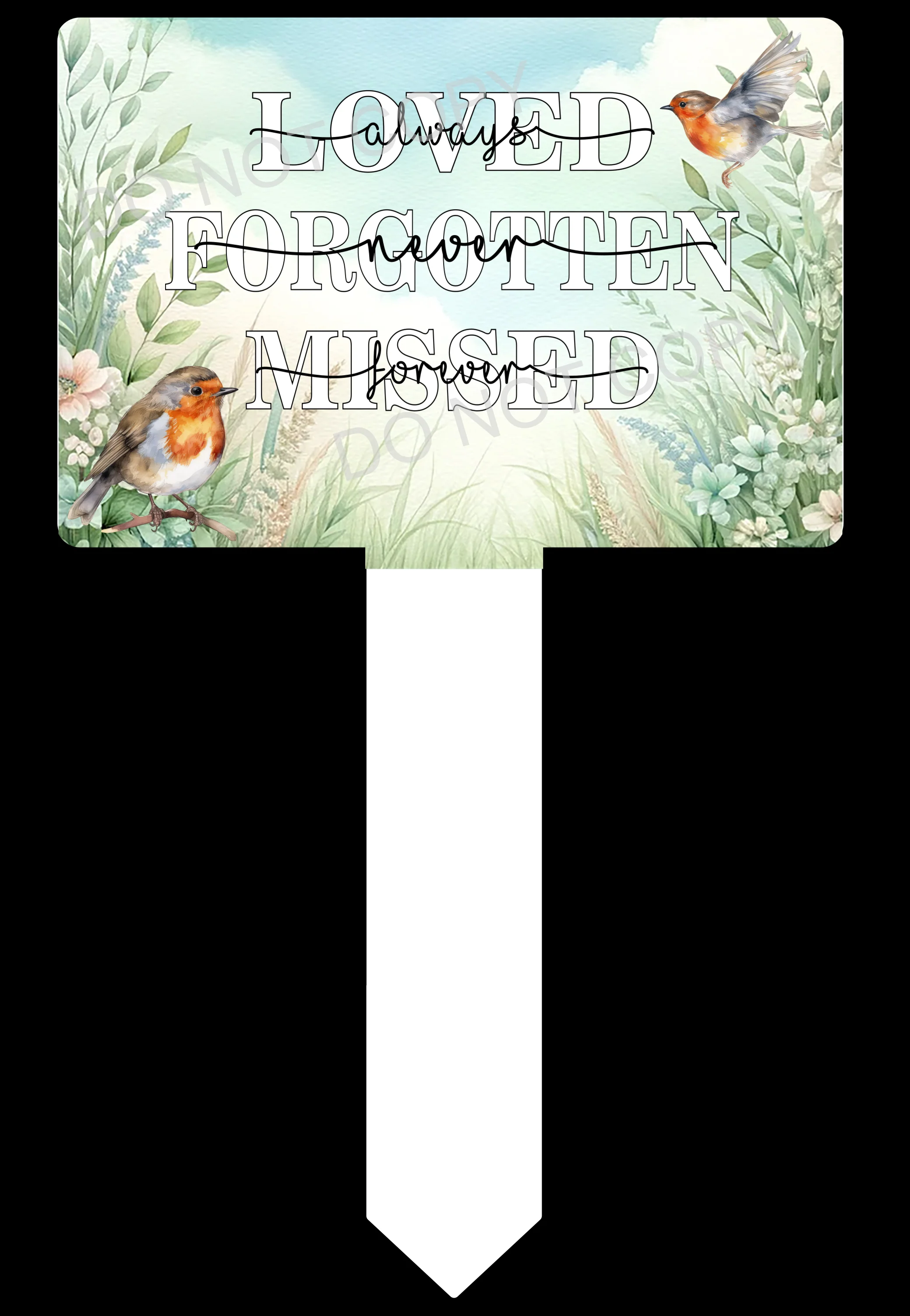 Rectangle Grave Marker sublimation print - Image 4