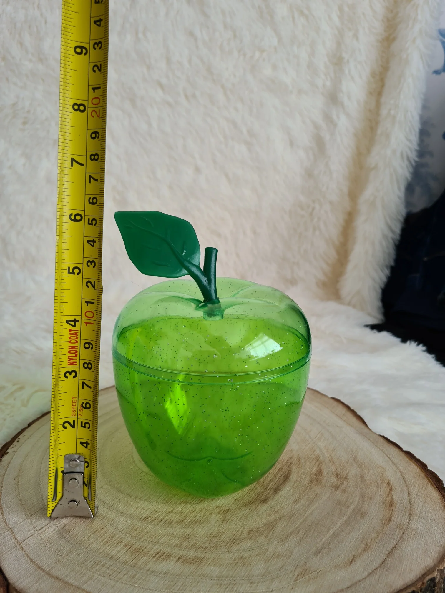Red & Green Plastic Apple - Image 6