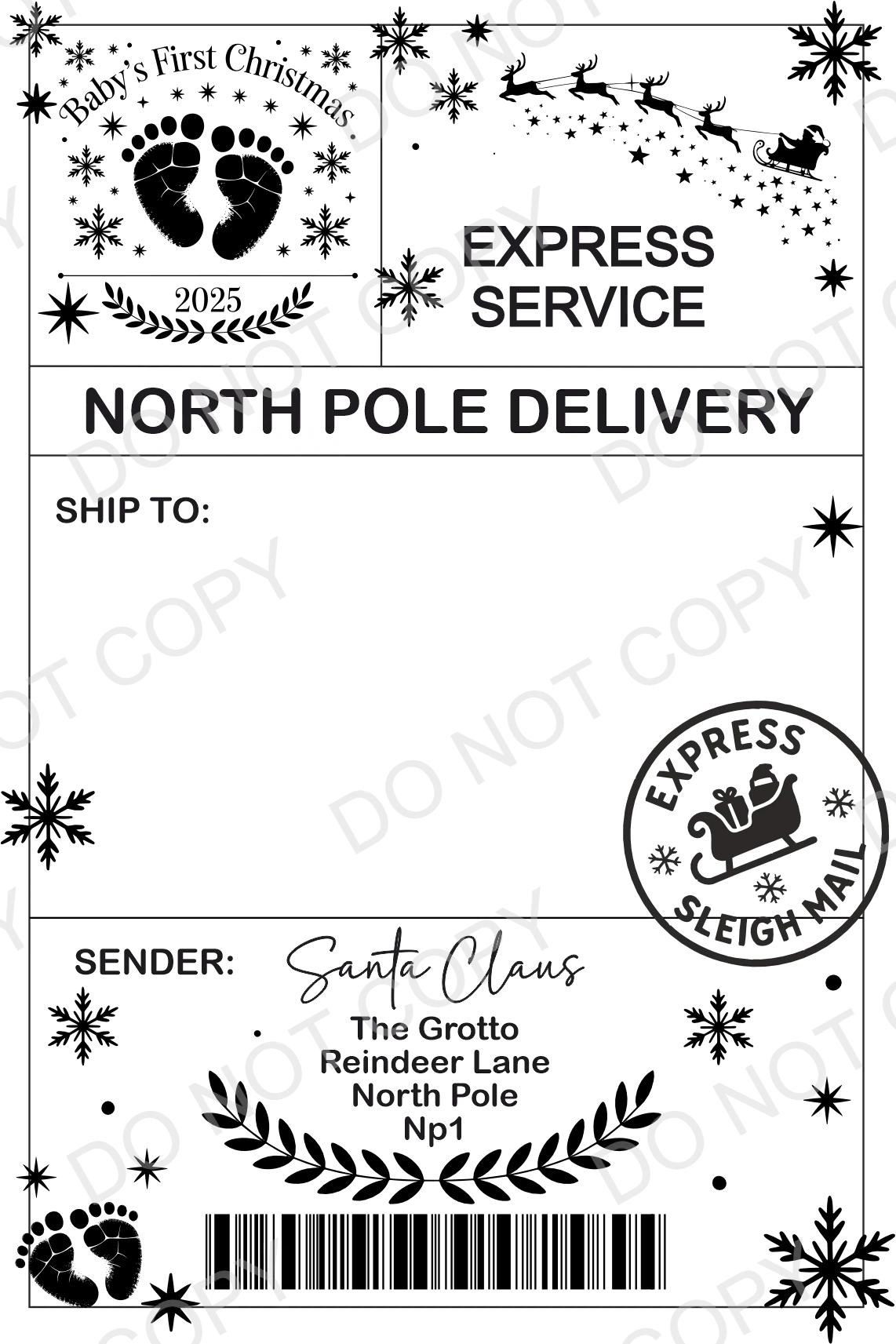 Santa Labels - Digital Download Only - Image 2