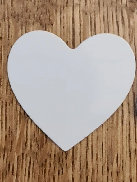 Sublimation Hanging Heart in Hand Decoration/Charm - Image 3