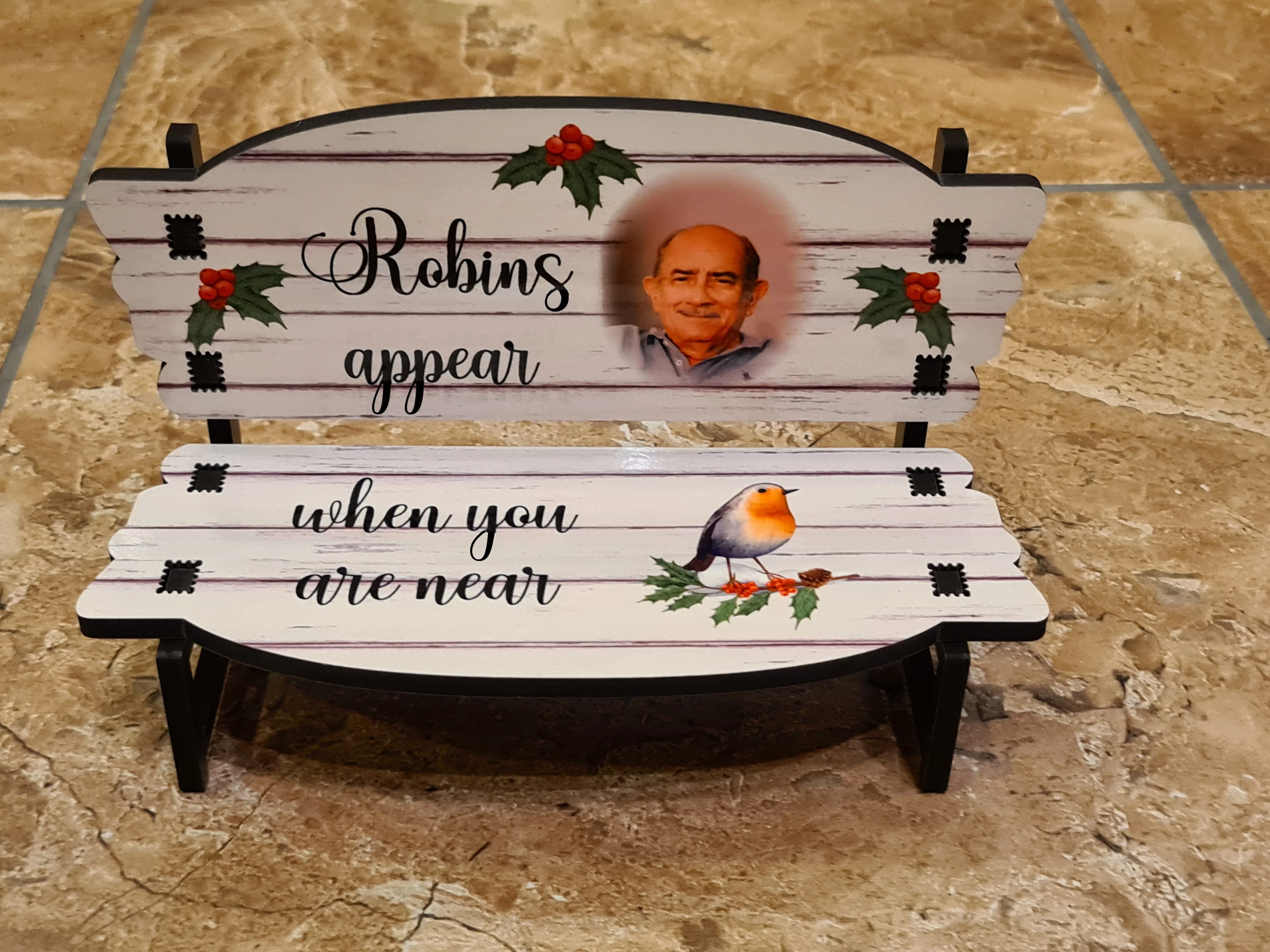 Sublimation MDF Memorial Bench - Image 5