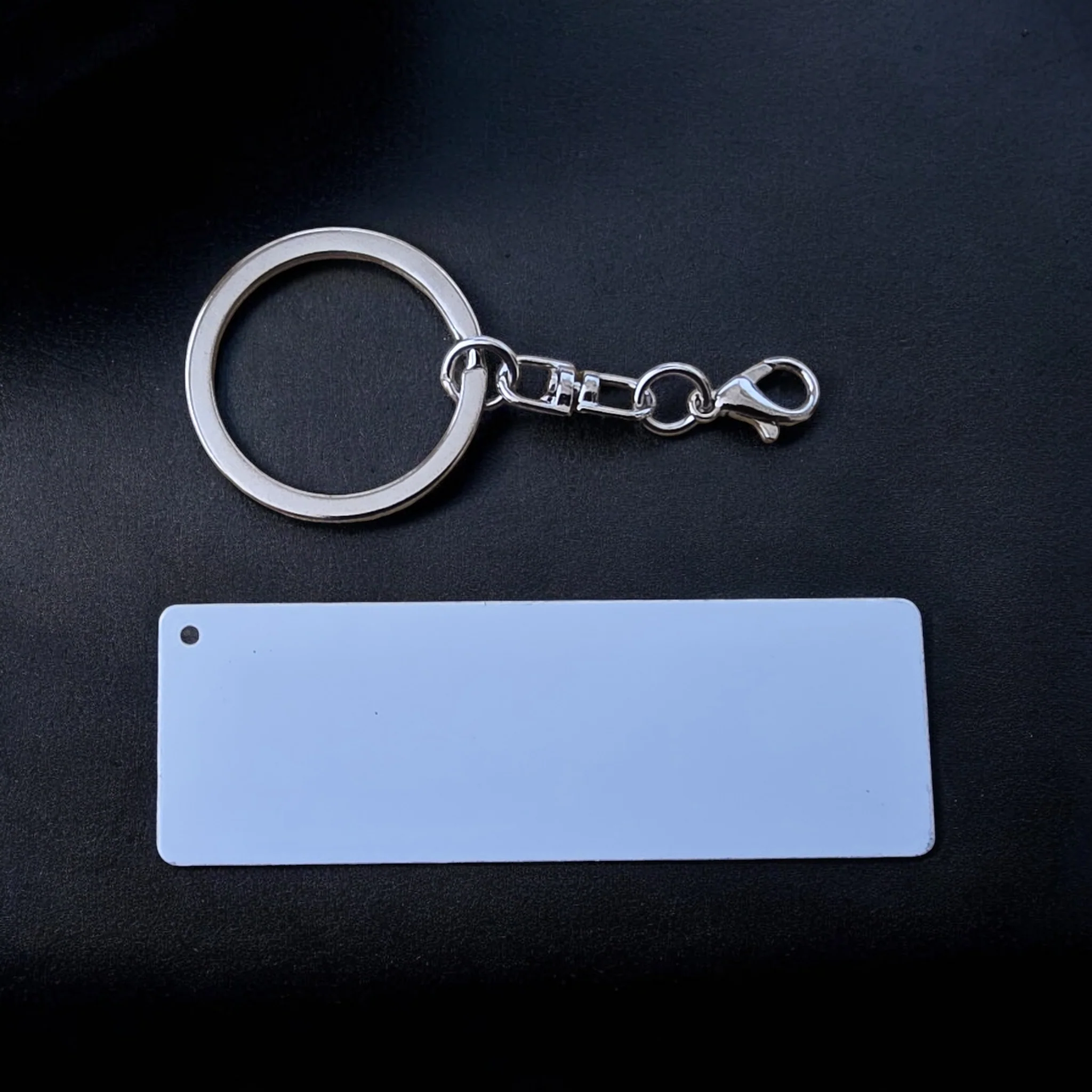 Sublimation Metal Car Reg Keyring - Image 2