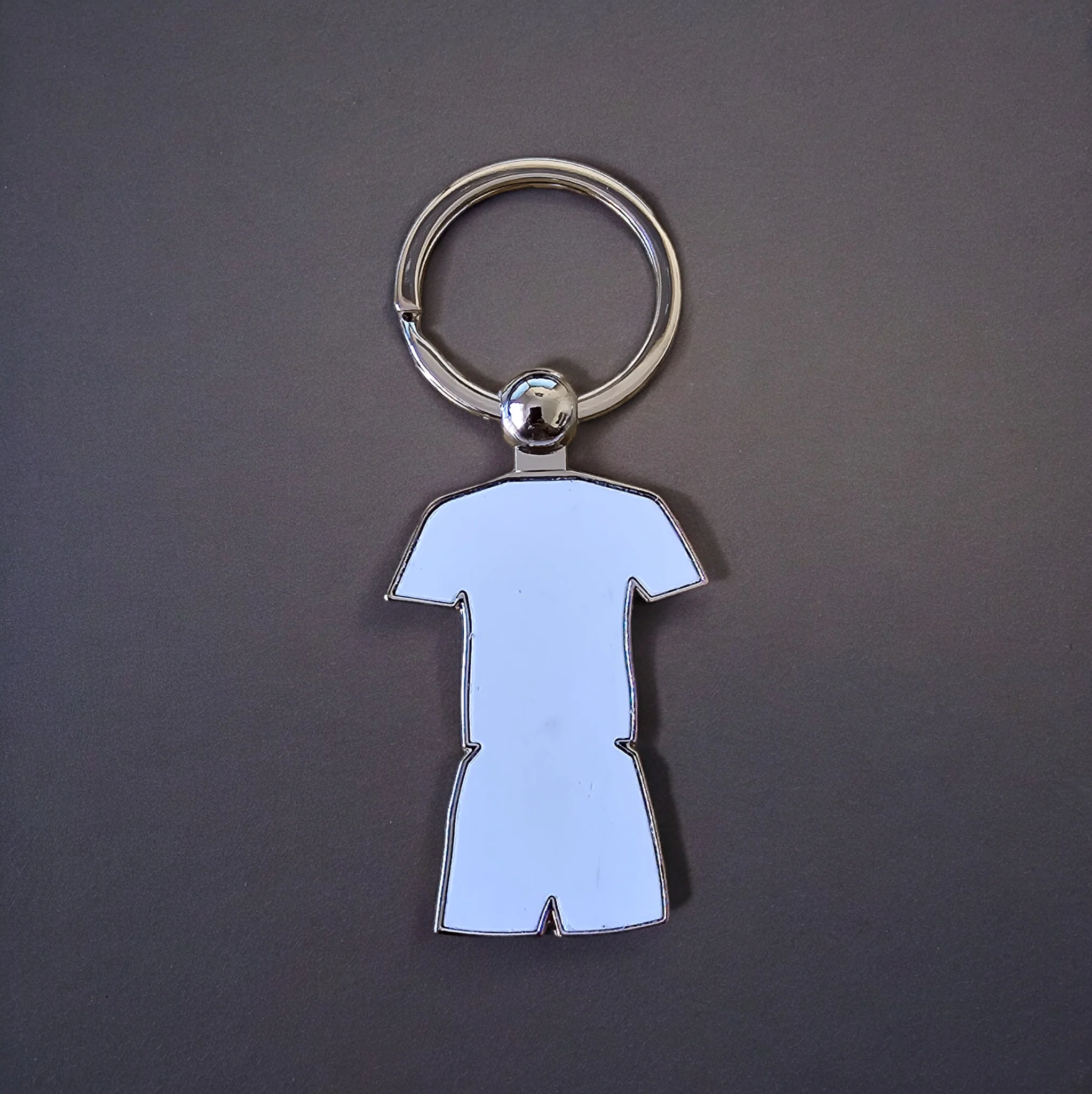 Sublimation Metal Football Strip Keyring
