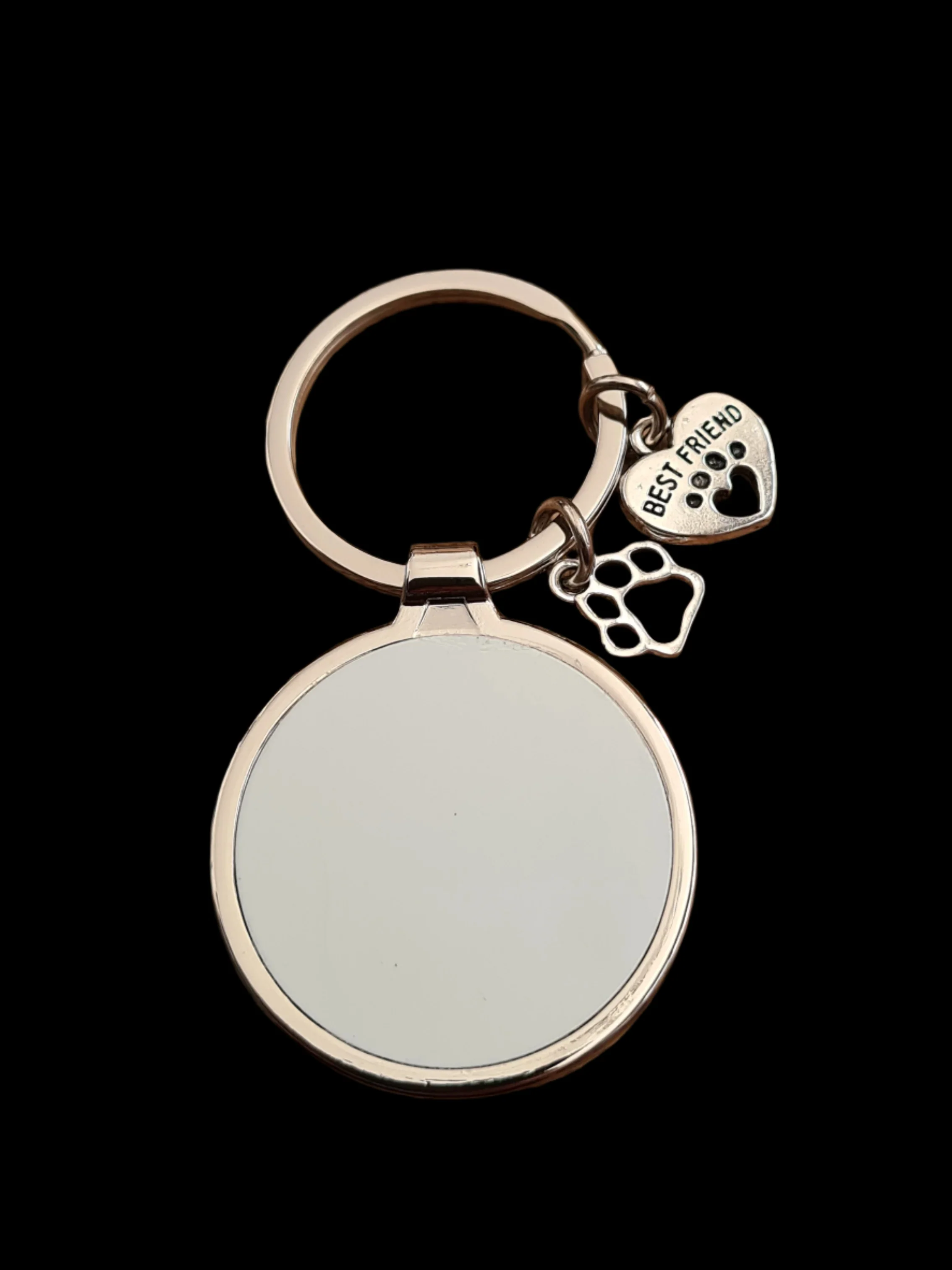 Sublimation Metal Pet Themed Keyring