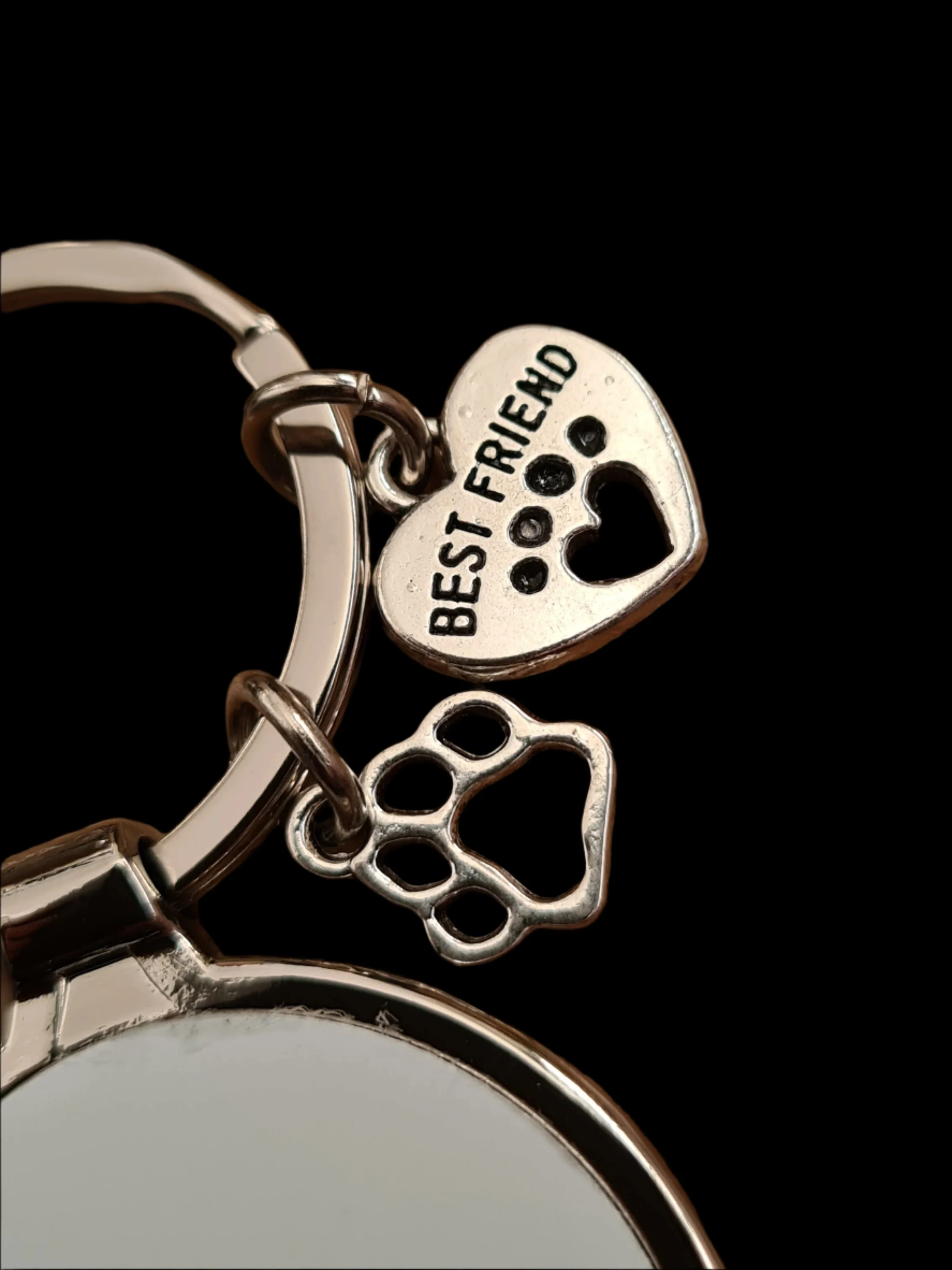 Sublimation Metal Pet Themed Keyring - Image 2