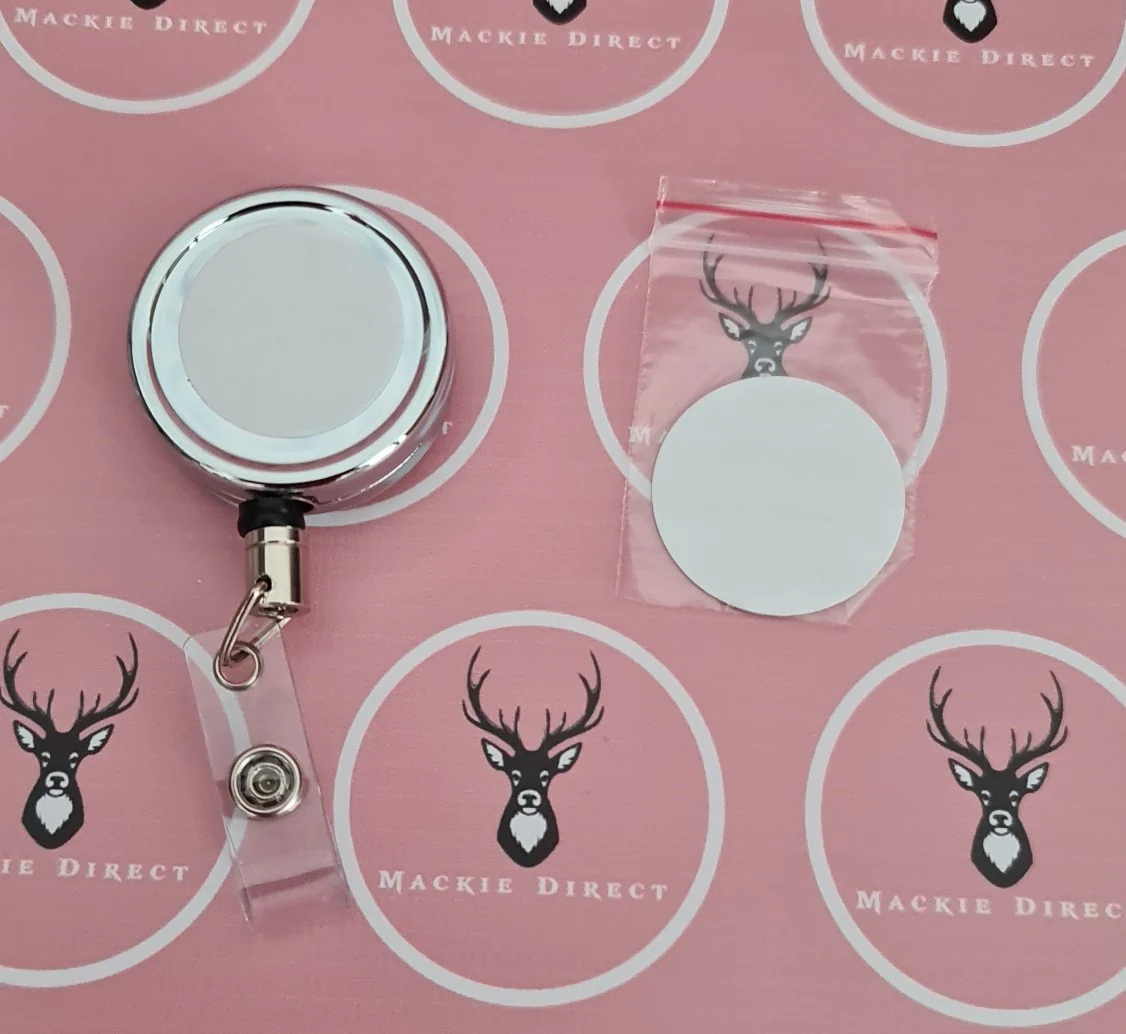 Sublimation Retractable ID Card Reel