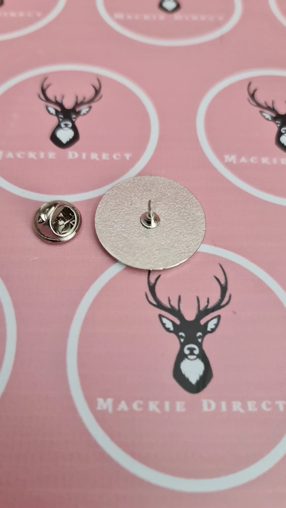 Sublimation Silver Metal Lapel Badge - Image 2